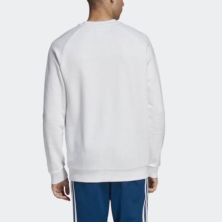adidas originals Trefoil Warm-Up Crew Sweatshirt 'White' DV1544 - 5