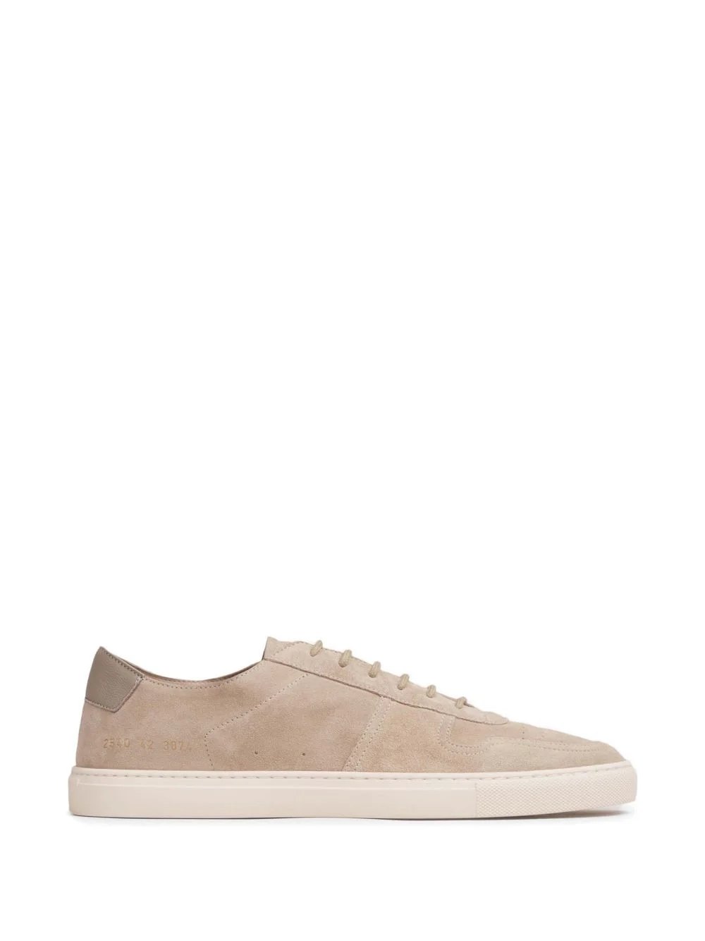 suede heel tab sneakers - 1
