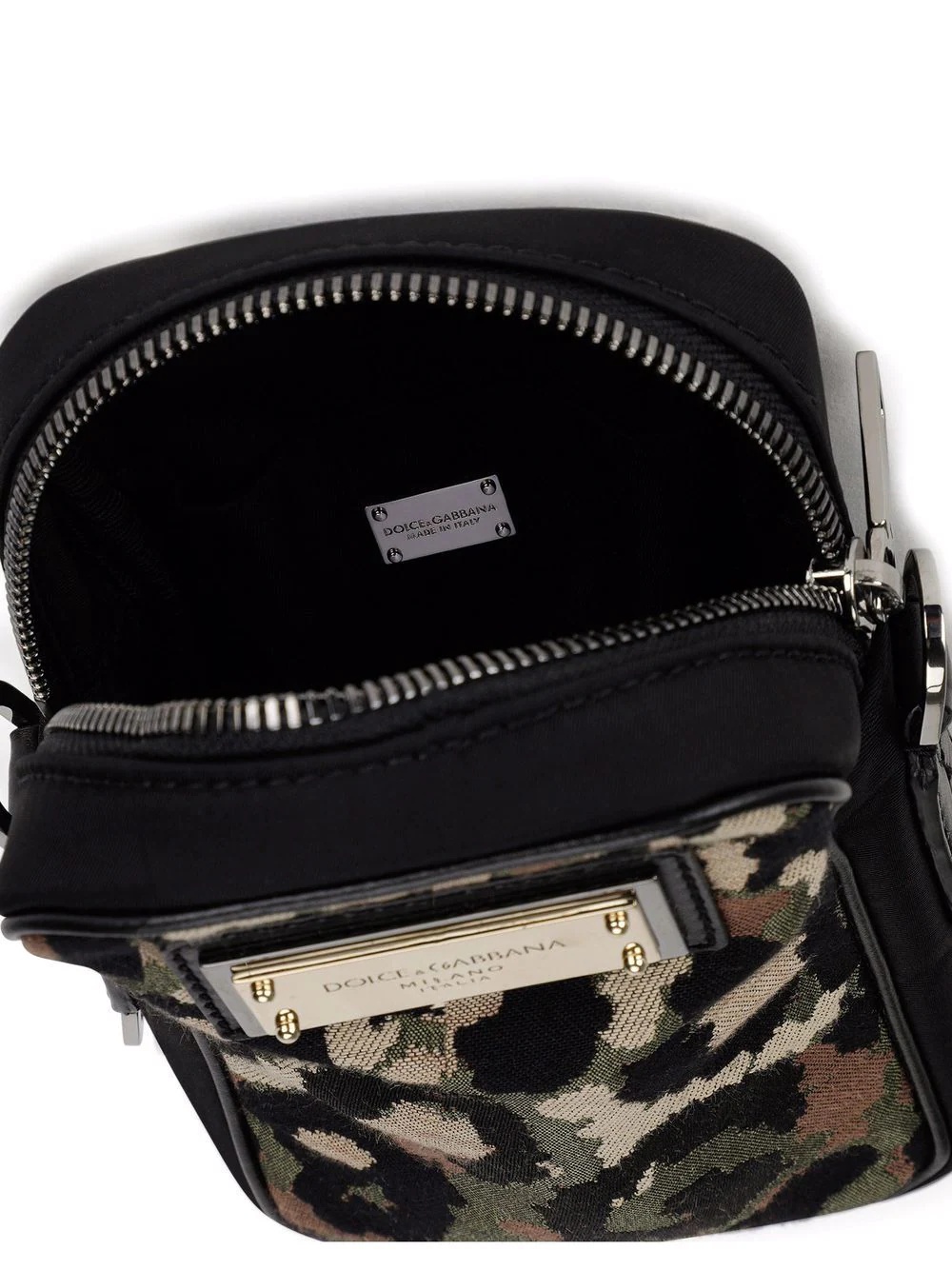 camouflage-print mini messenger bag - 5