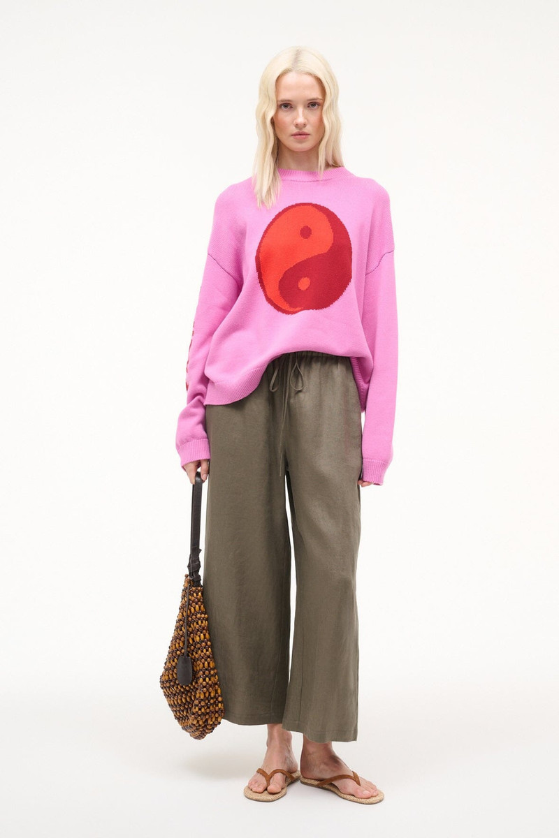 STAUD MATEO LINEN PANT THYME 6