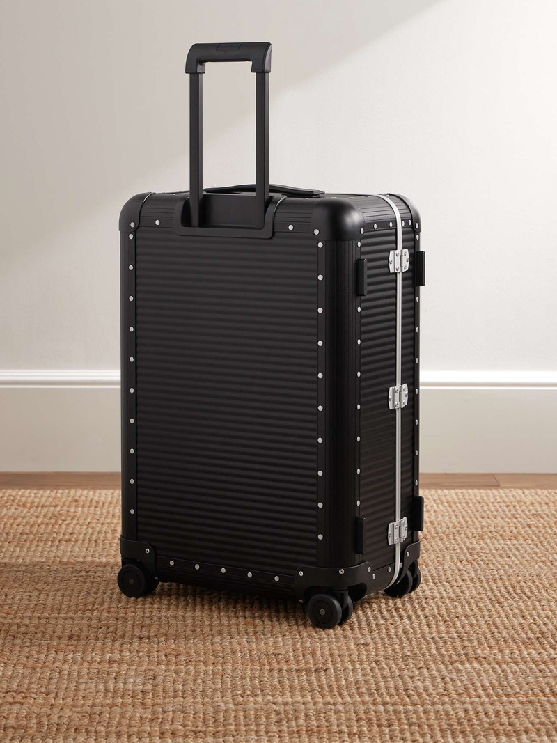 Bank Spinner 68cm Leather-Trimmed Aluminium Suitcase 4