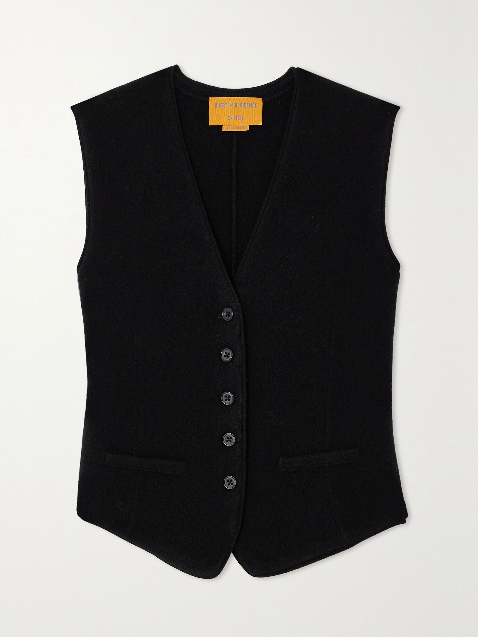 Cashmere vest Black - 1