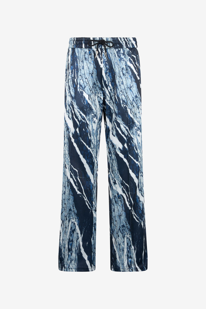 Marble-Print Sports Pants 1