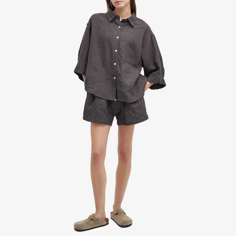 DEIJI STUDIOS Deiji Studios Linen Slate Check 03 Set outlook