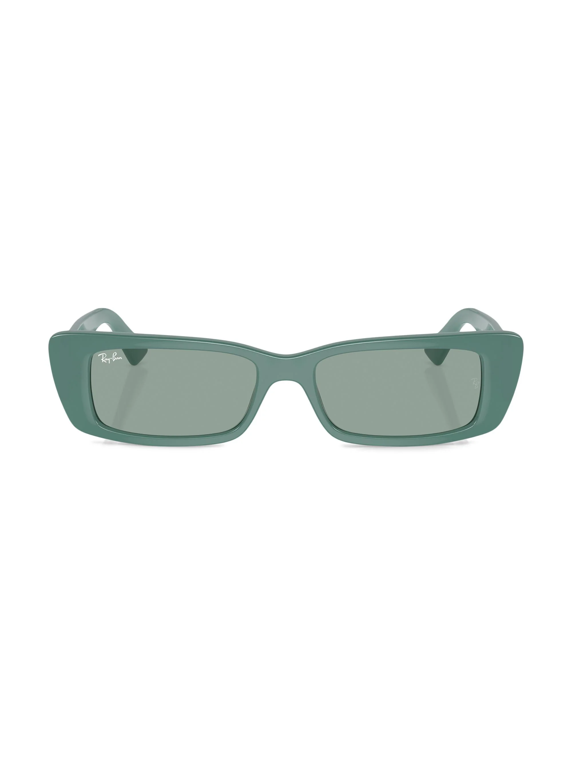 Women's RB4425 54MM Teru Rectangular Sunglasses - Teal Light Green - 1