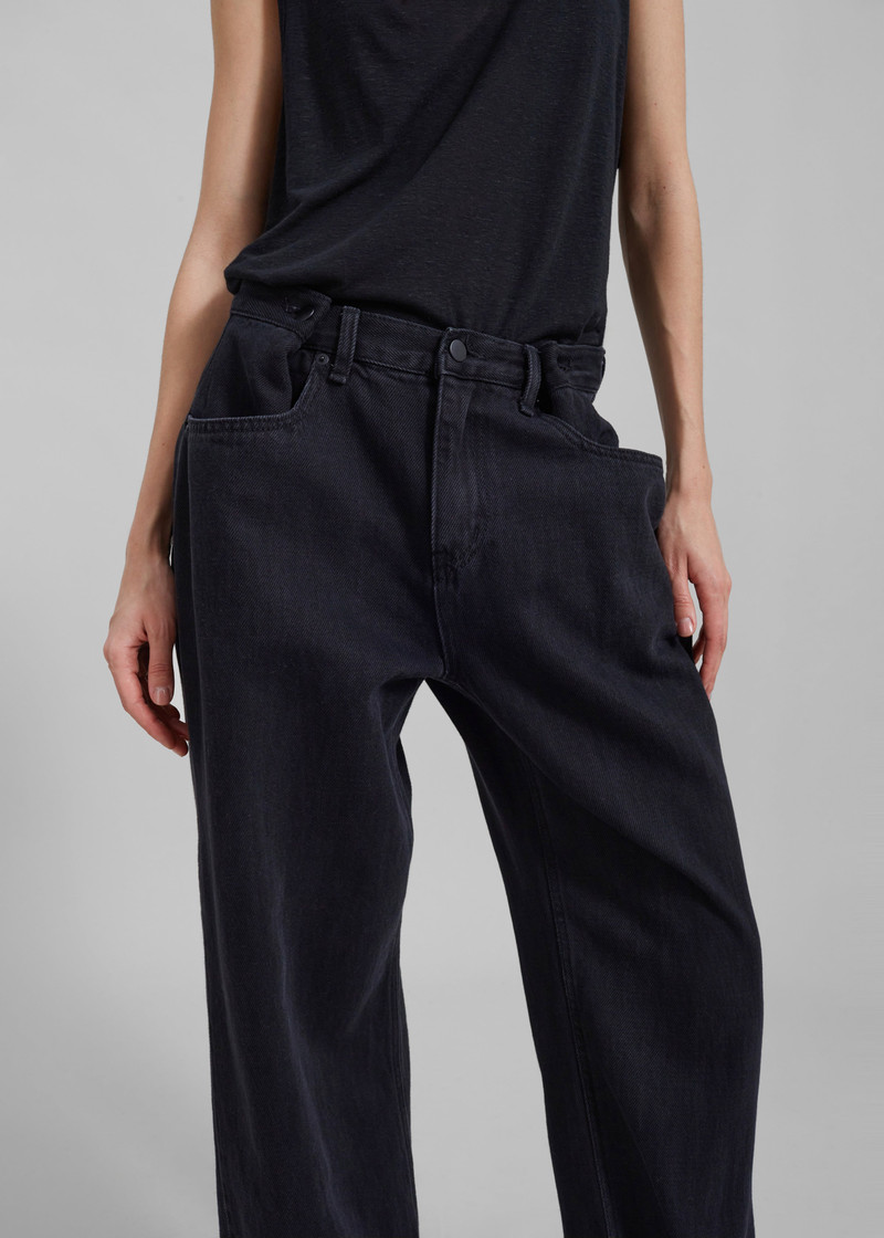 Hayla Denim Pants - Black Wash 10