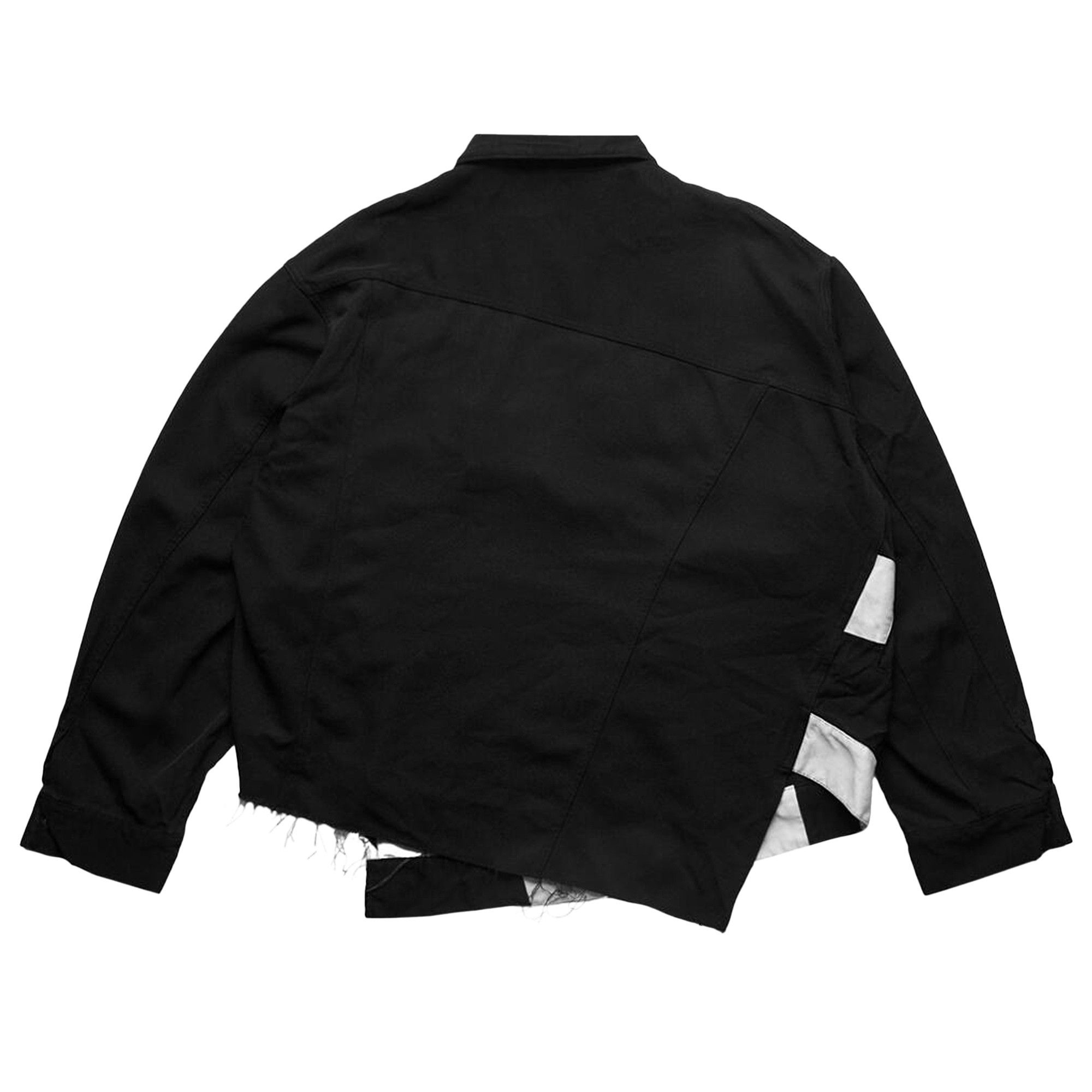 Comme des Garçons Black Patchwork Twisted Trucker Jacket 'Black' - 2