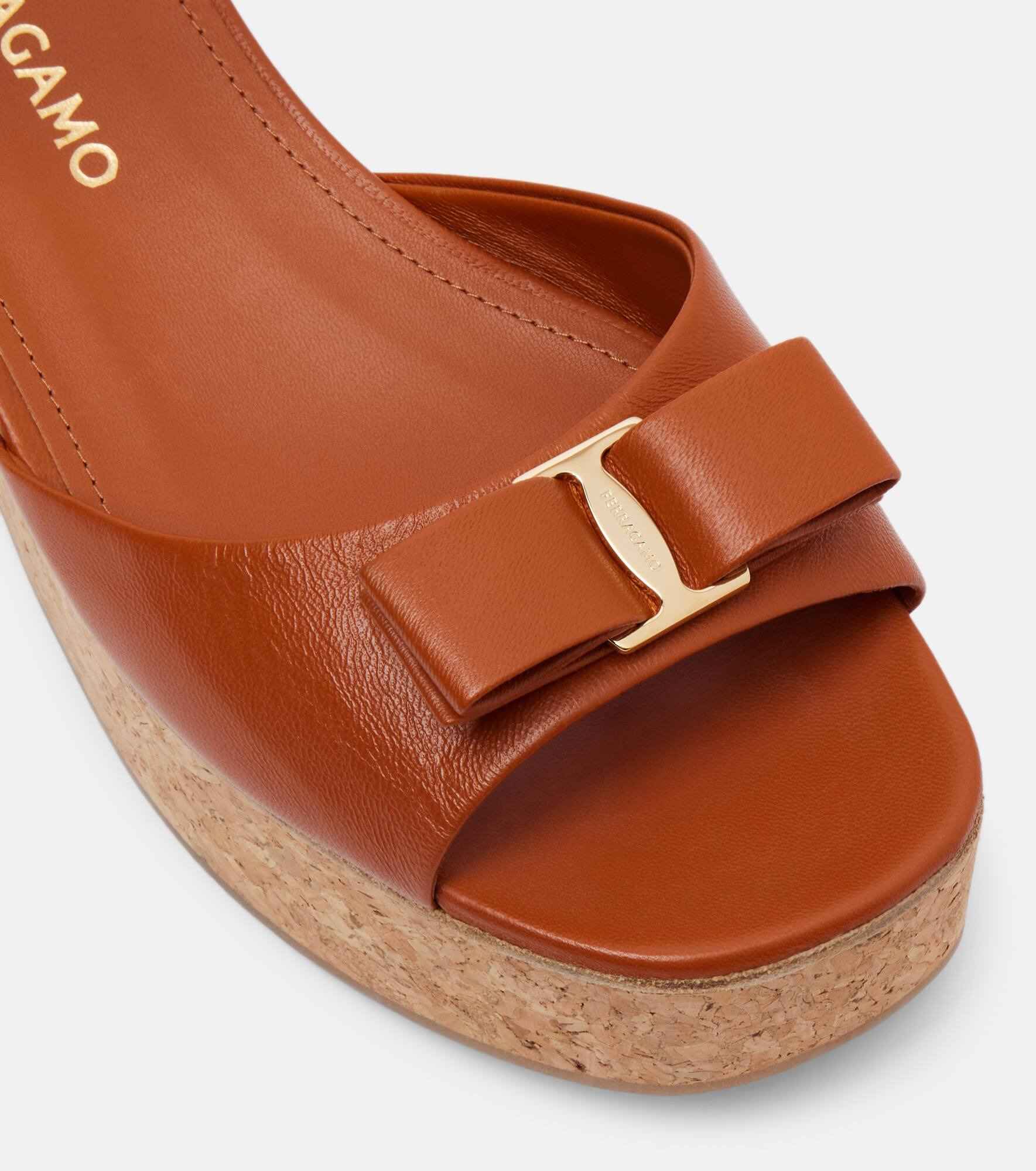 Selna leather wedge sandals - 5
