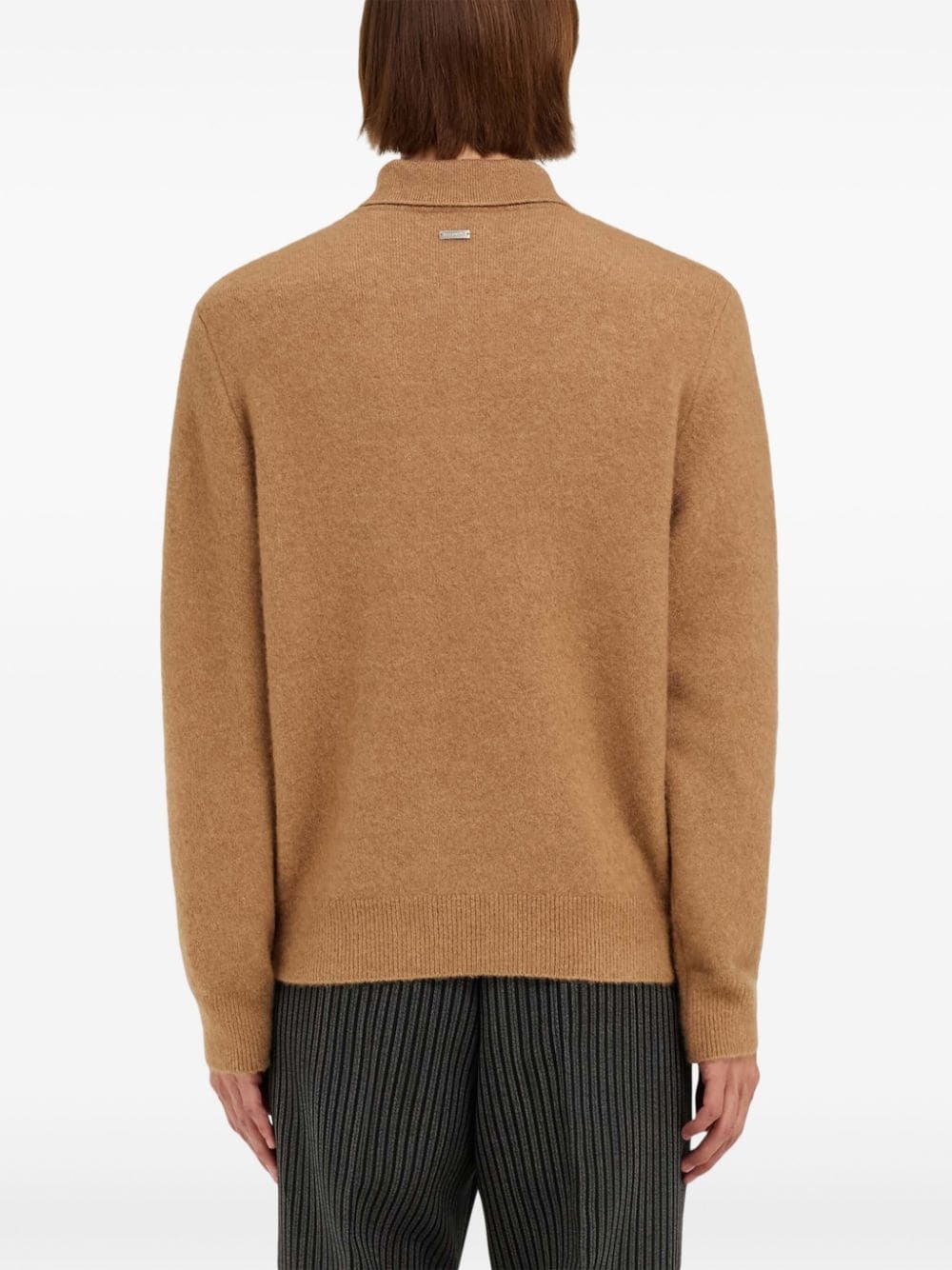 knitted polo shirt - 4