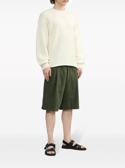 JACQUEMUS intarsia knitted-logo crew-neck jumper outlook