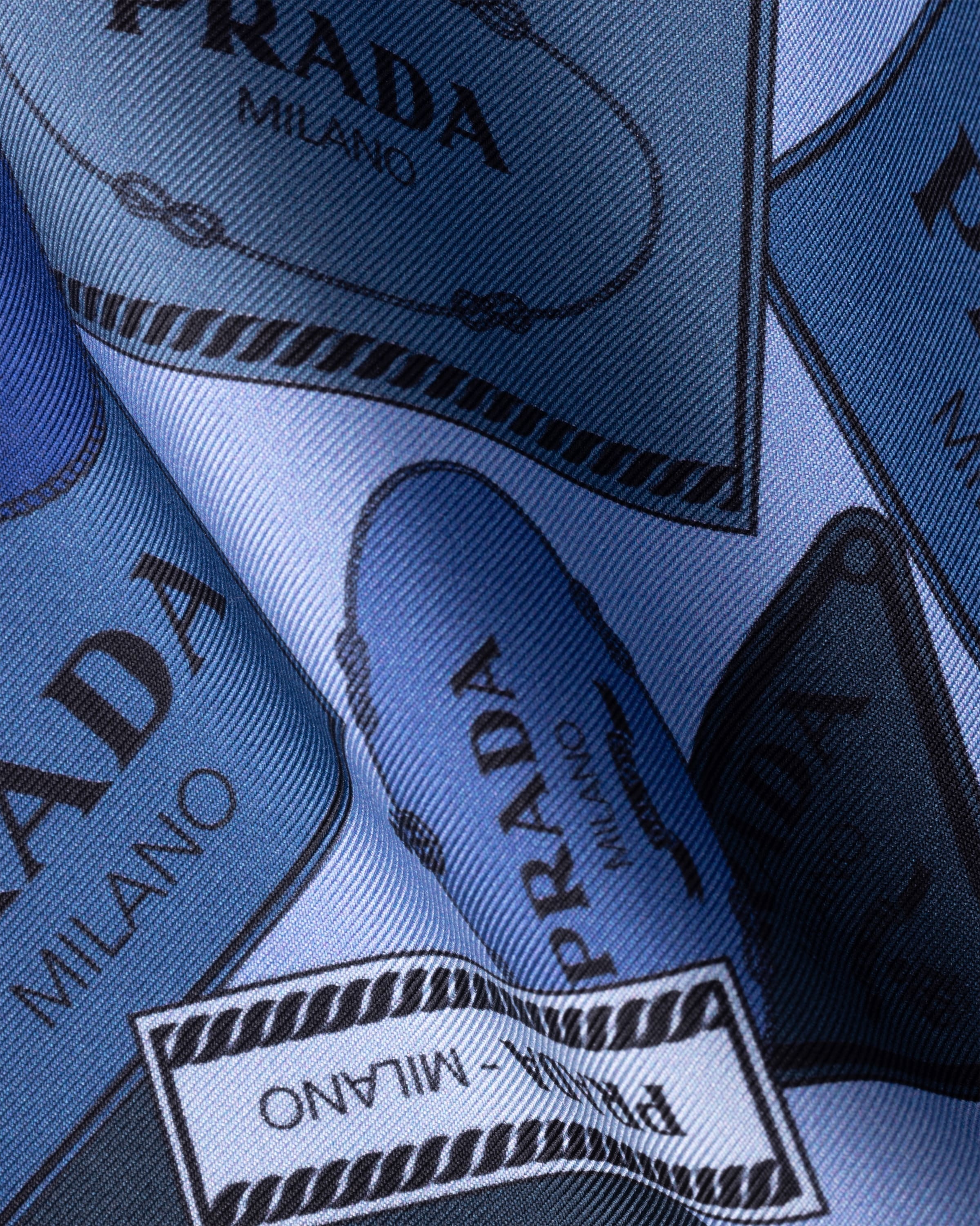 Printed twill scarf - 2