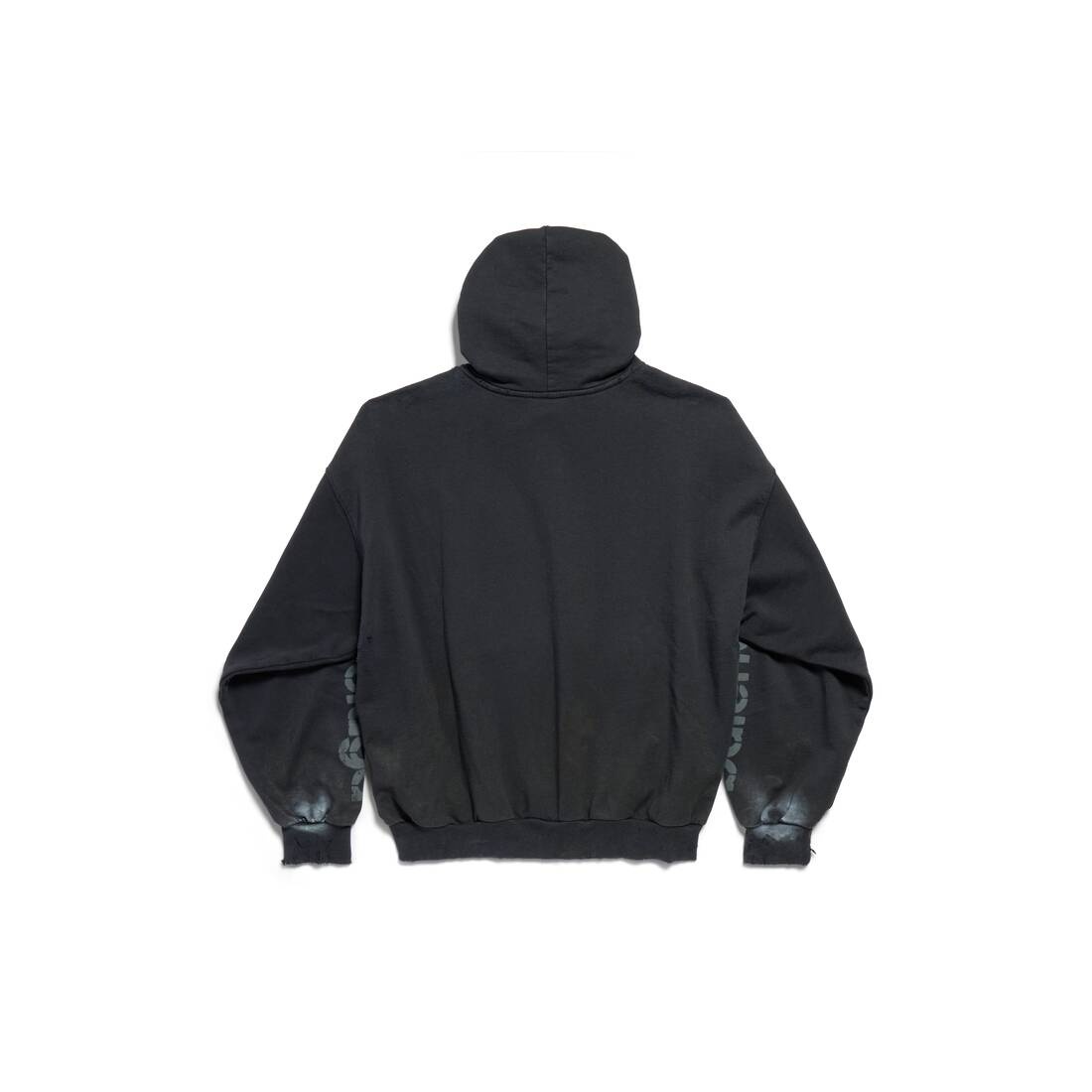 3b Stencil Hoodie Medium Fit in Black - 6