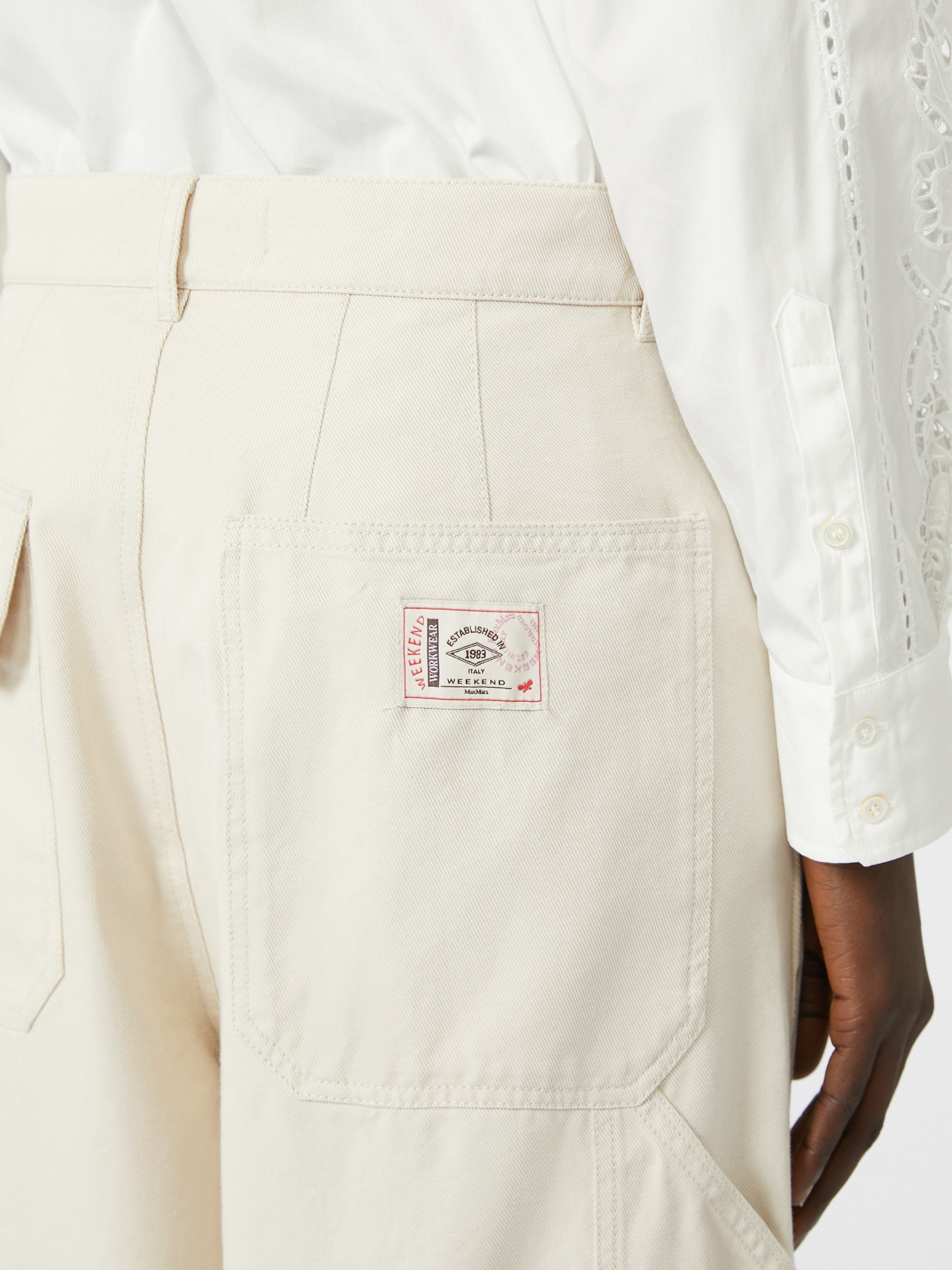 CARONTE Cotton drill workwear trousers - 5