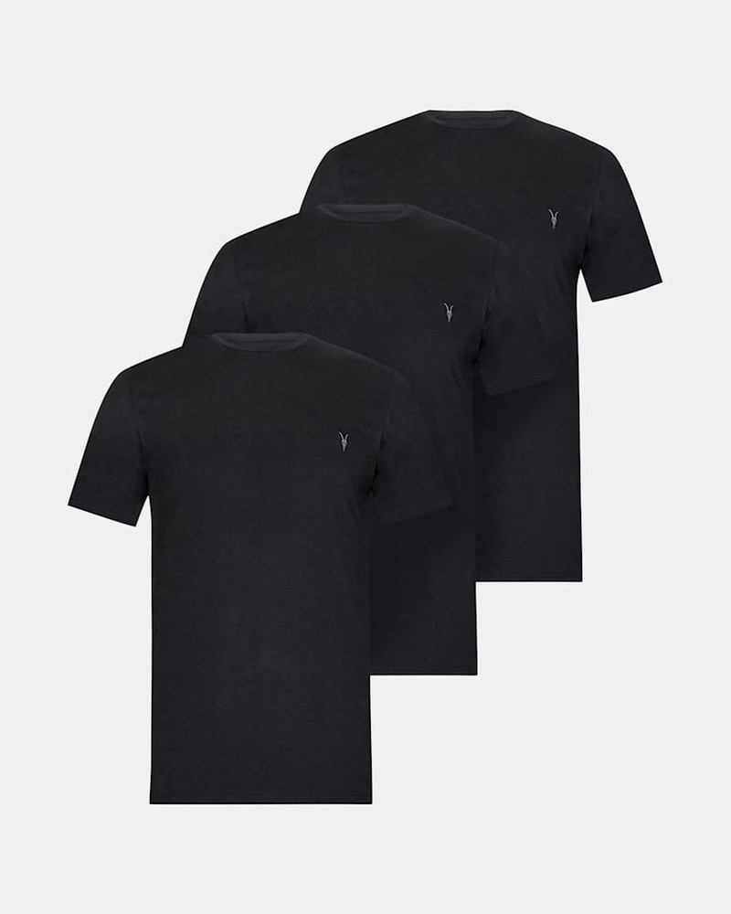 BRACE BRUSHED COTTON 3 PACK T-SHIRTS - 1