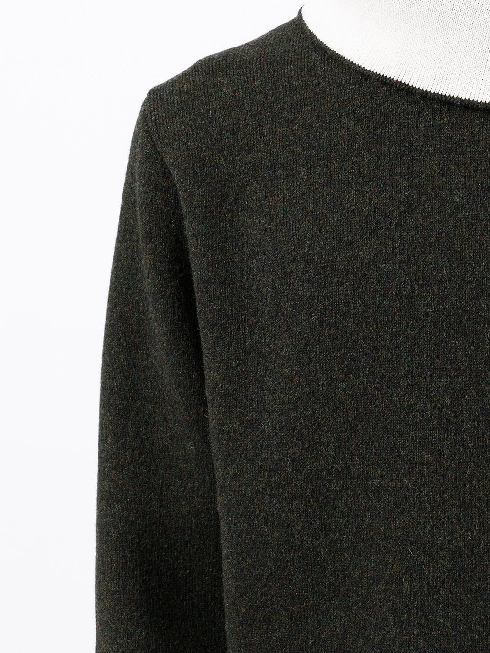 contrasting-collar jumper - 5