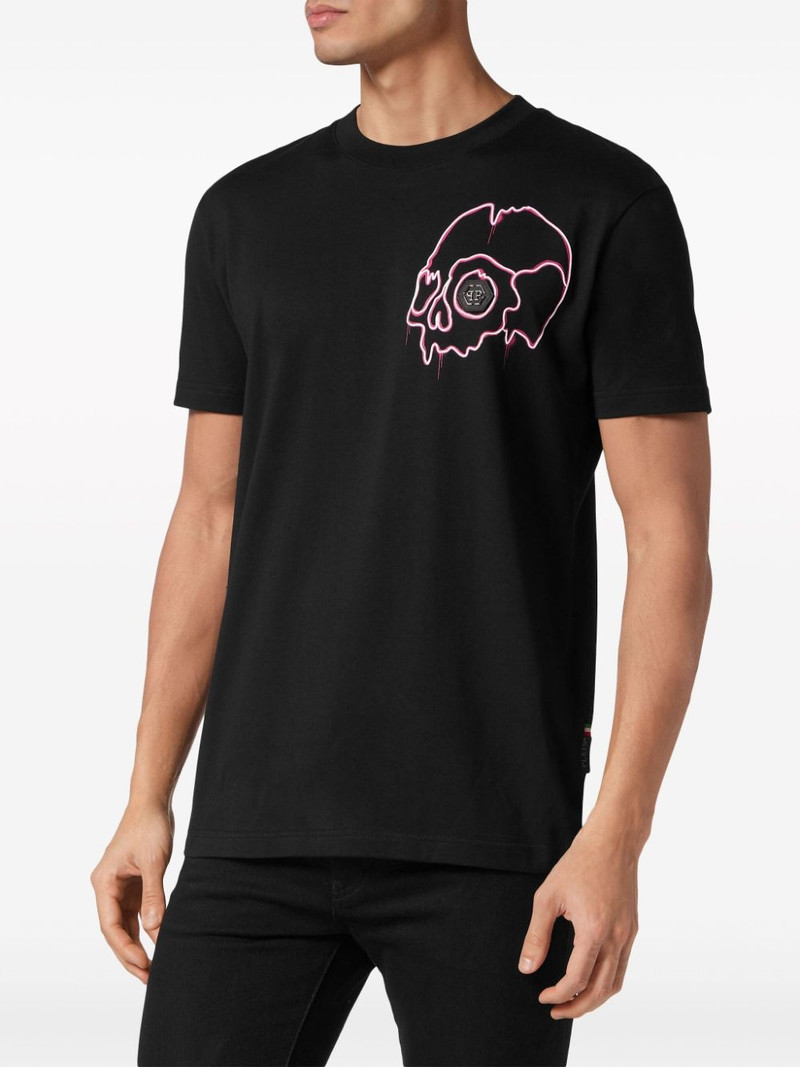 Dripping Skull cotton T-shirt 3