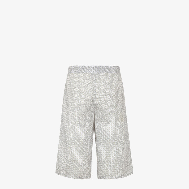 FENDI Brown nylon Bermudas outlook