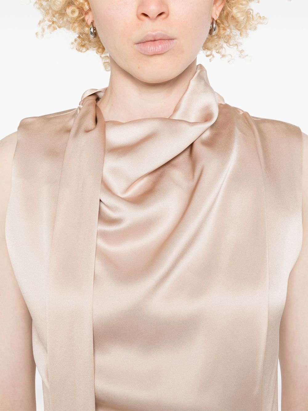silk maxi dress - 5