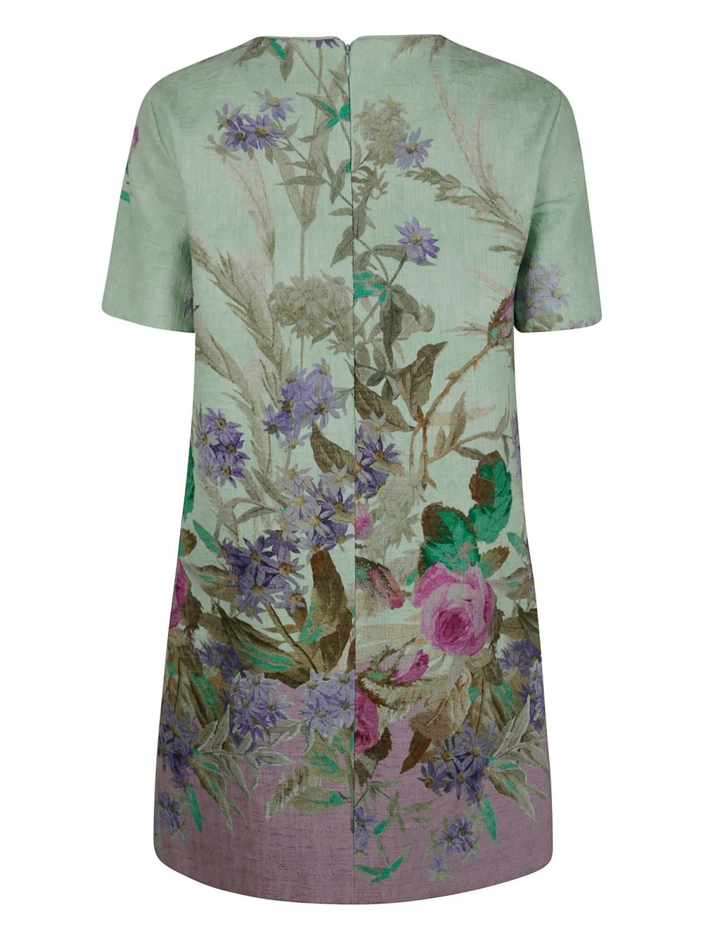 floral-print mini dress - 2