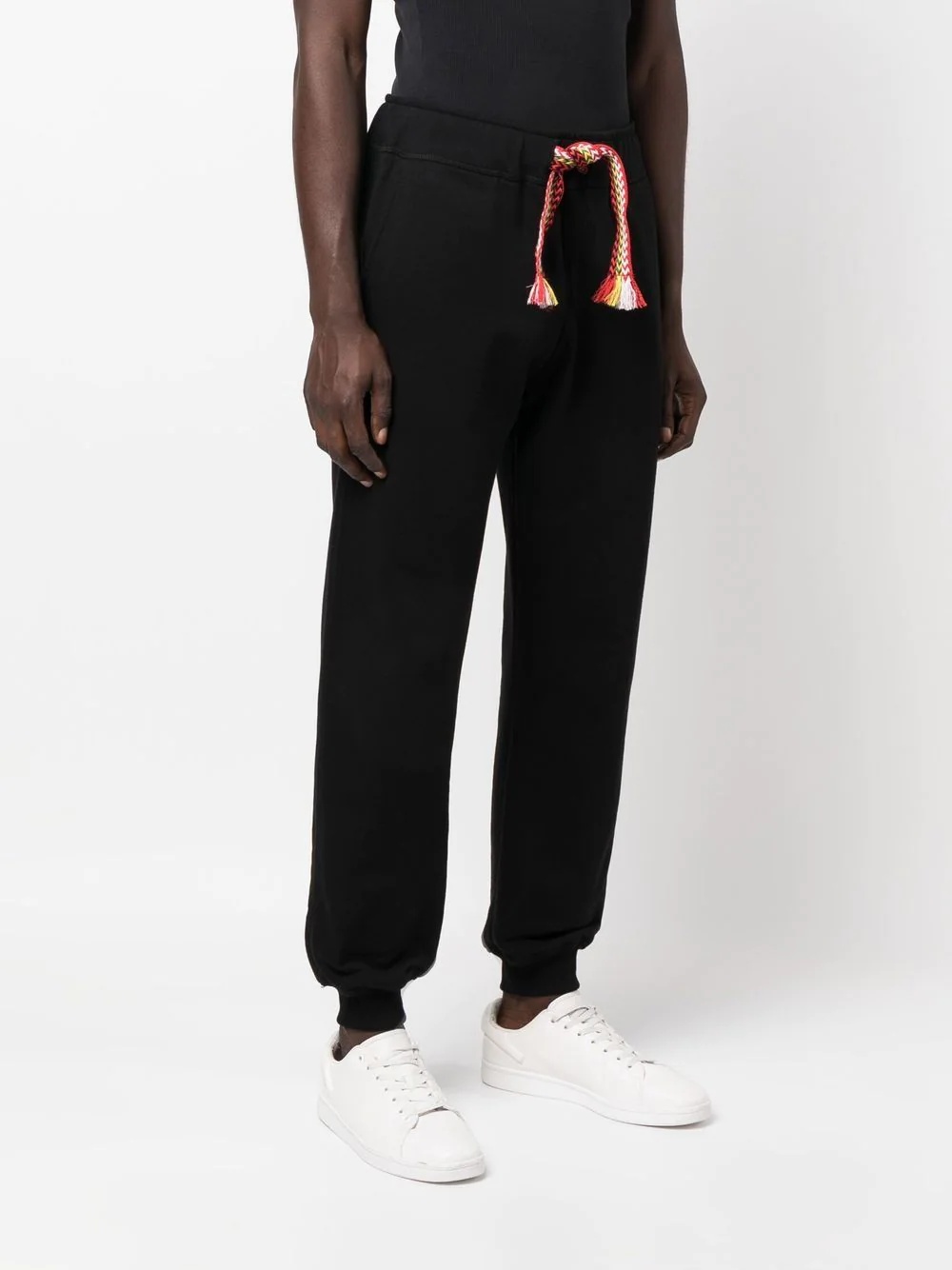 woven-drawstring track pants - 3