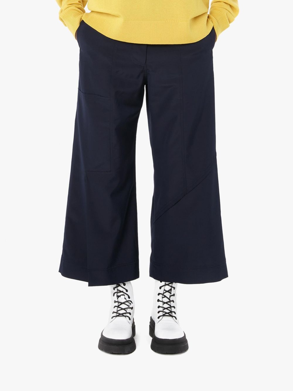 CROPPED WIDE LEG TROUSERS - 2