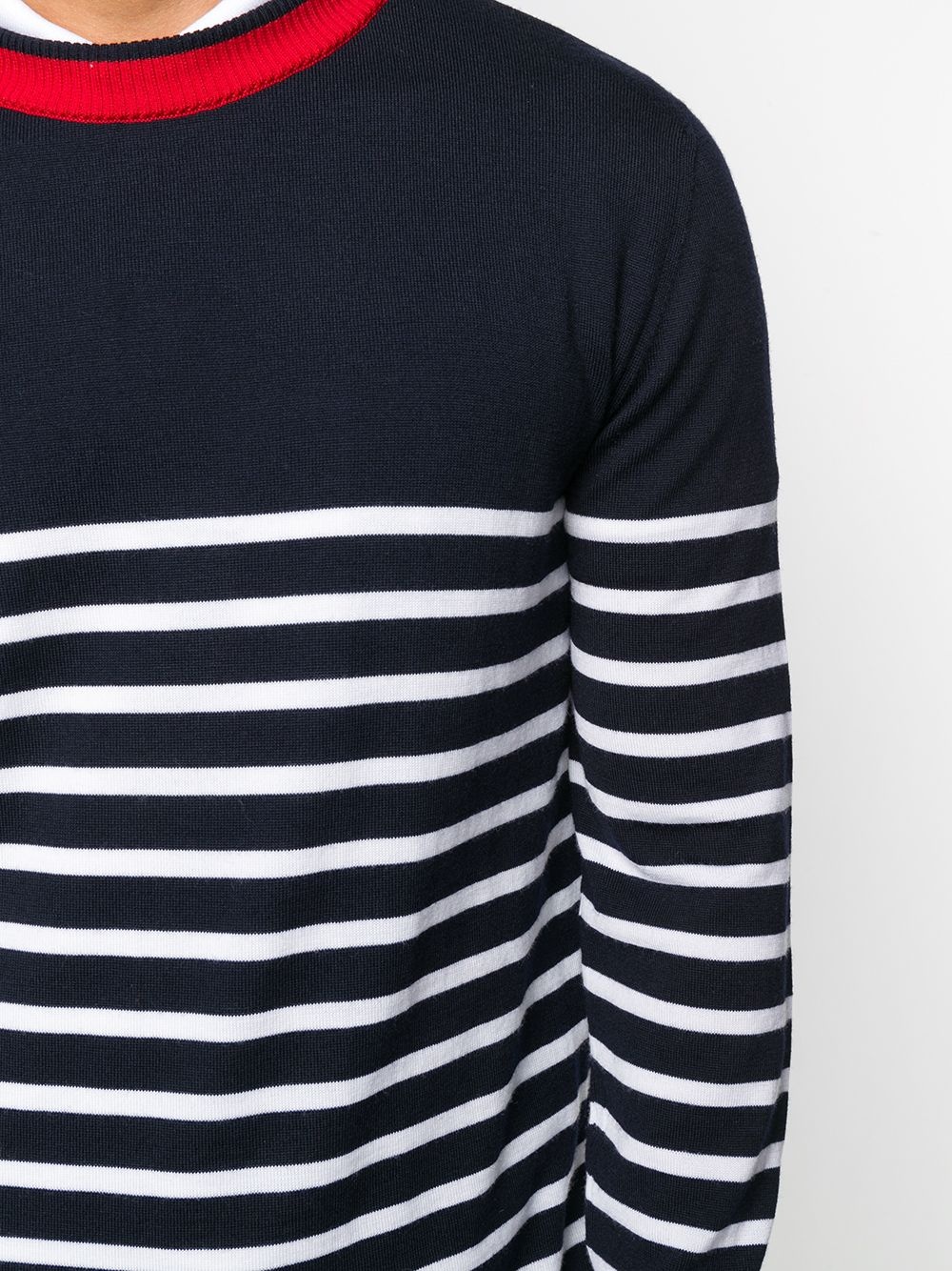 horizontal-stripe jumper - 5