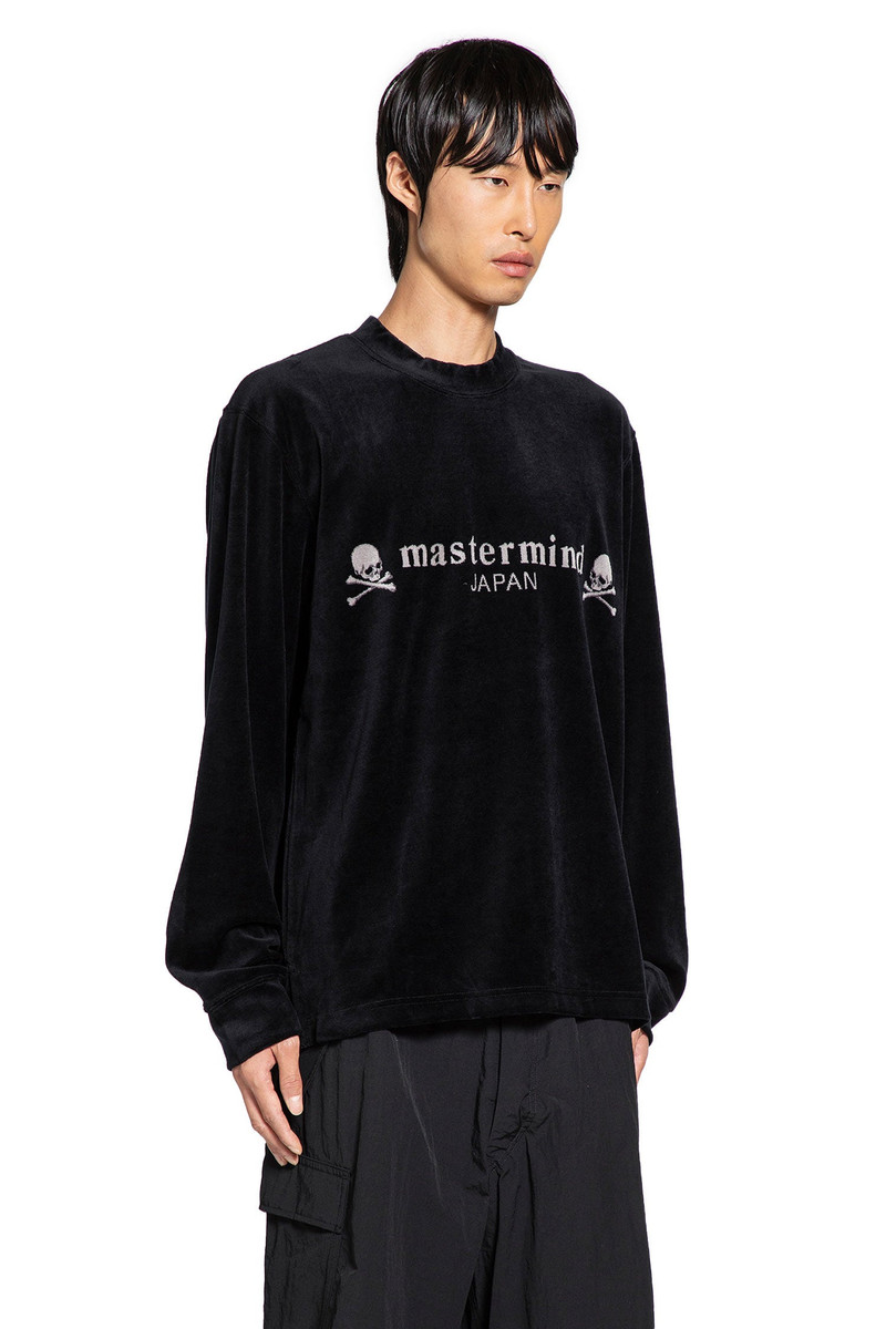 MASTERMIND WORLD Velvet Logo Long Sleeve T-shirt outlook
