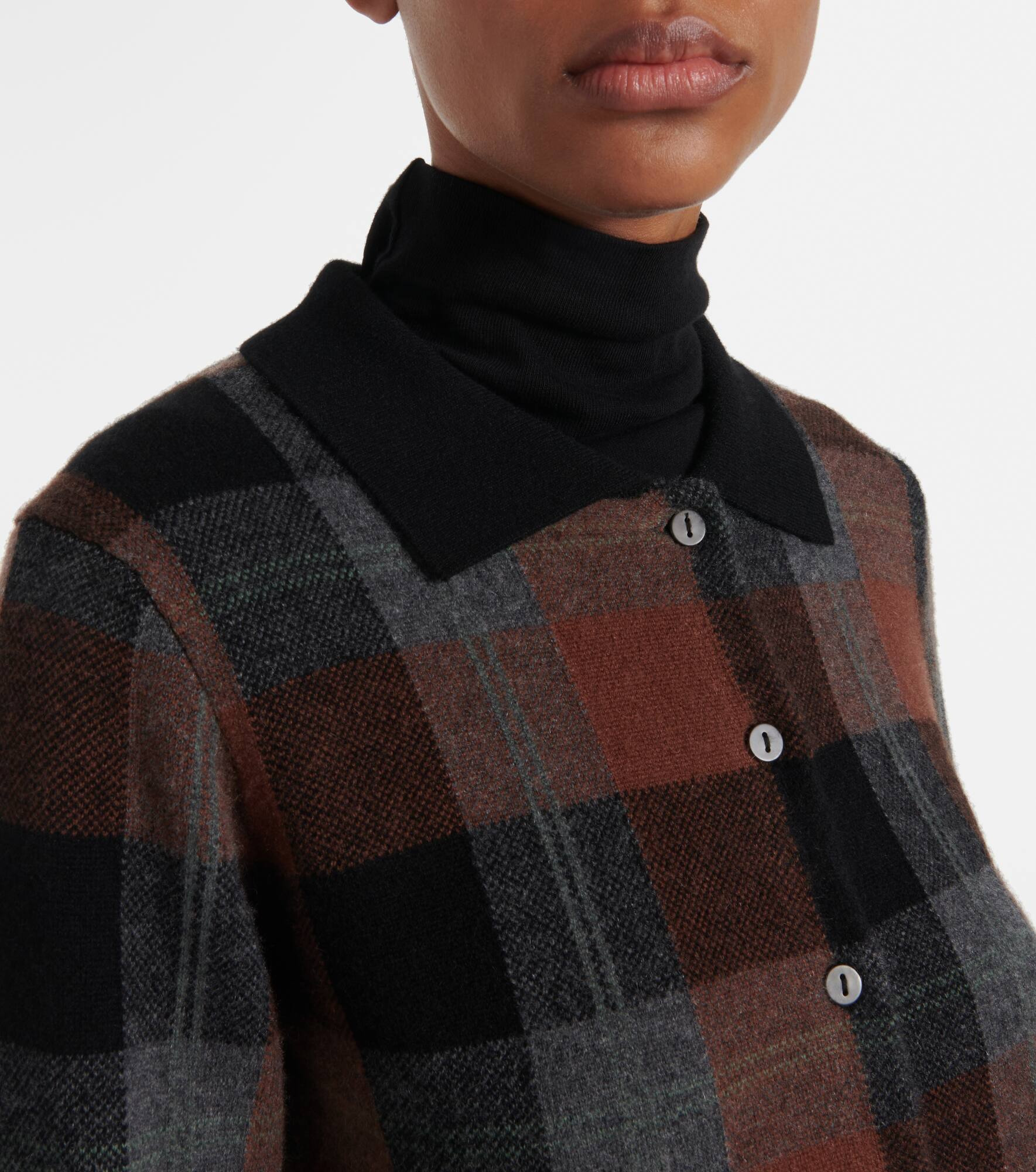 Checked cardigan - 4