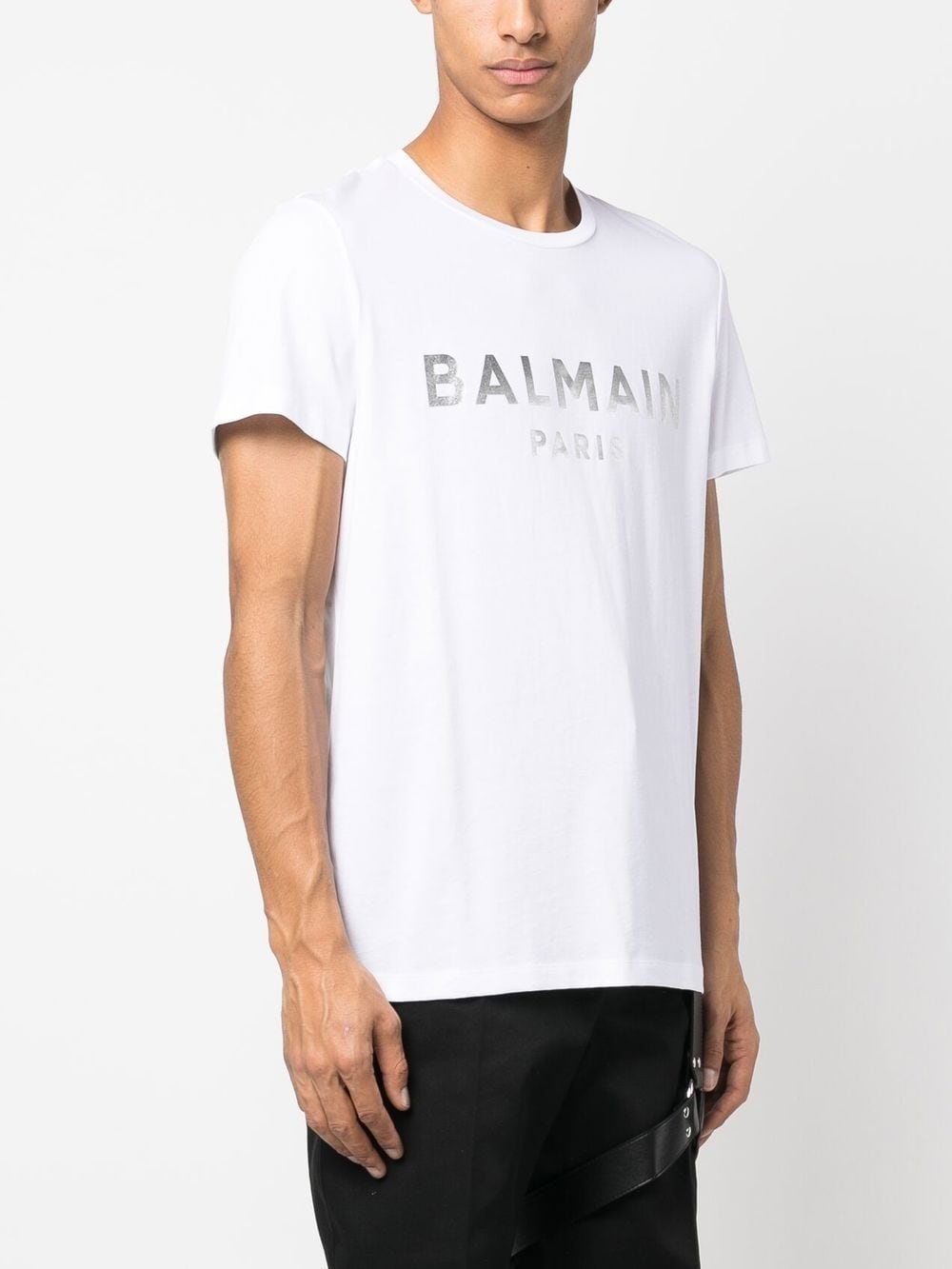 logo-print detail T-shirt - 3