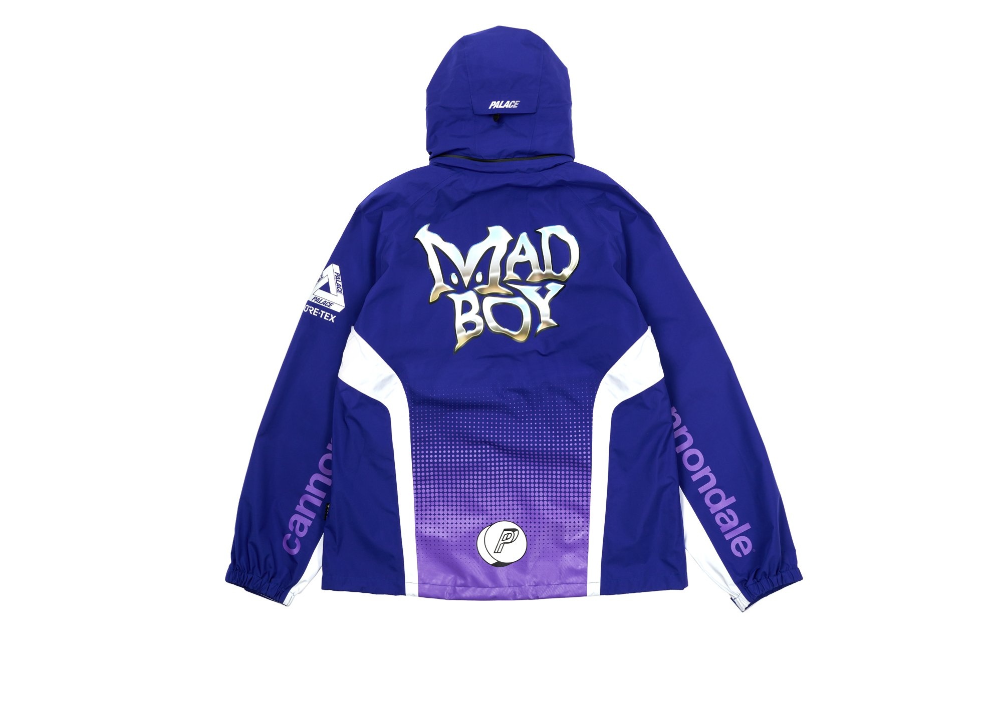 PALACE CANNONDALE MAD BOY GORE-TEX PACLITE JACKET BLUE / VIOLET - 2