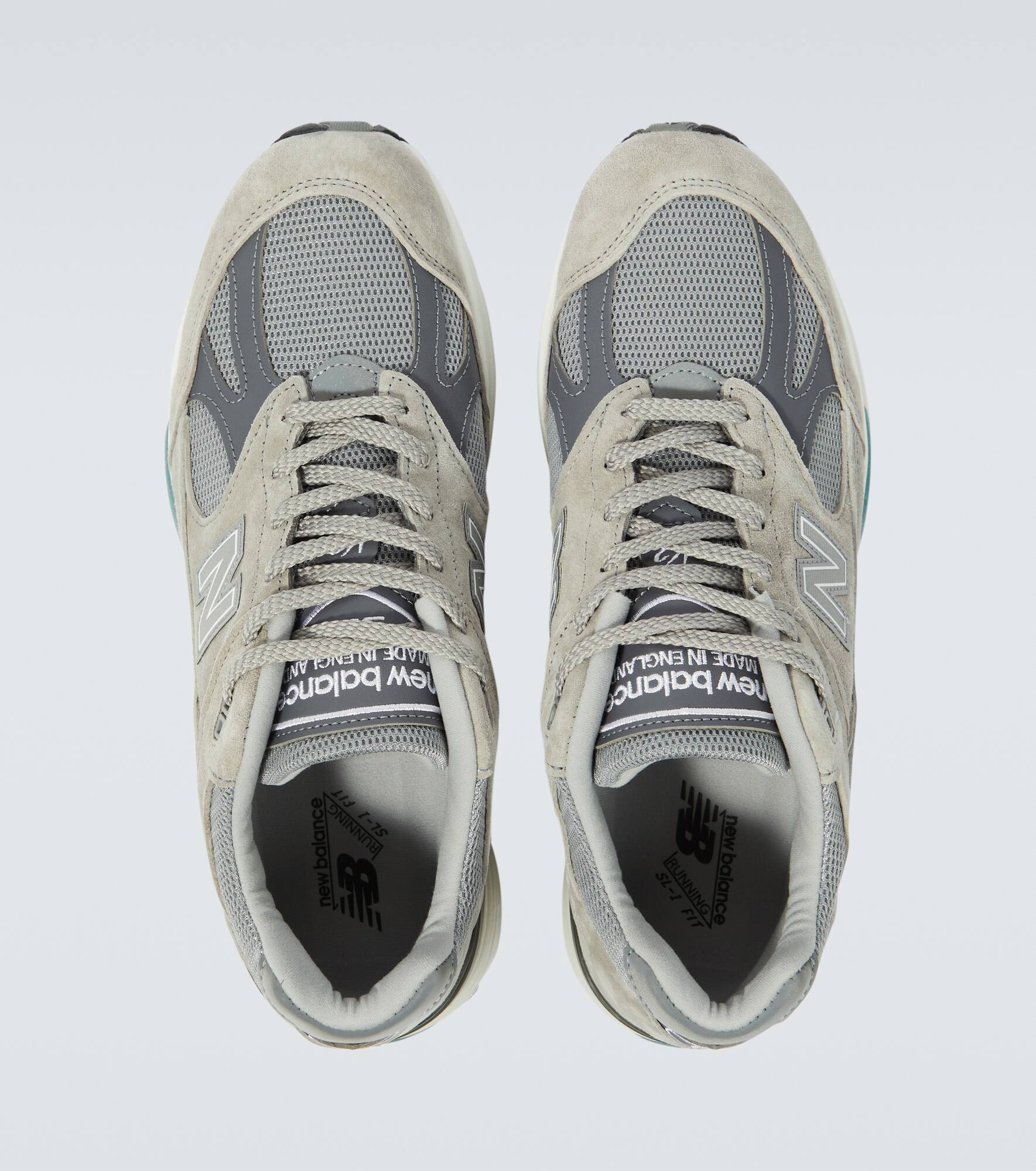991 mesh-paneled sneakers - 4