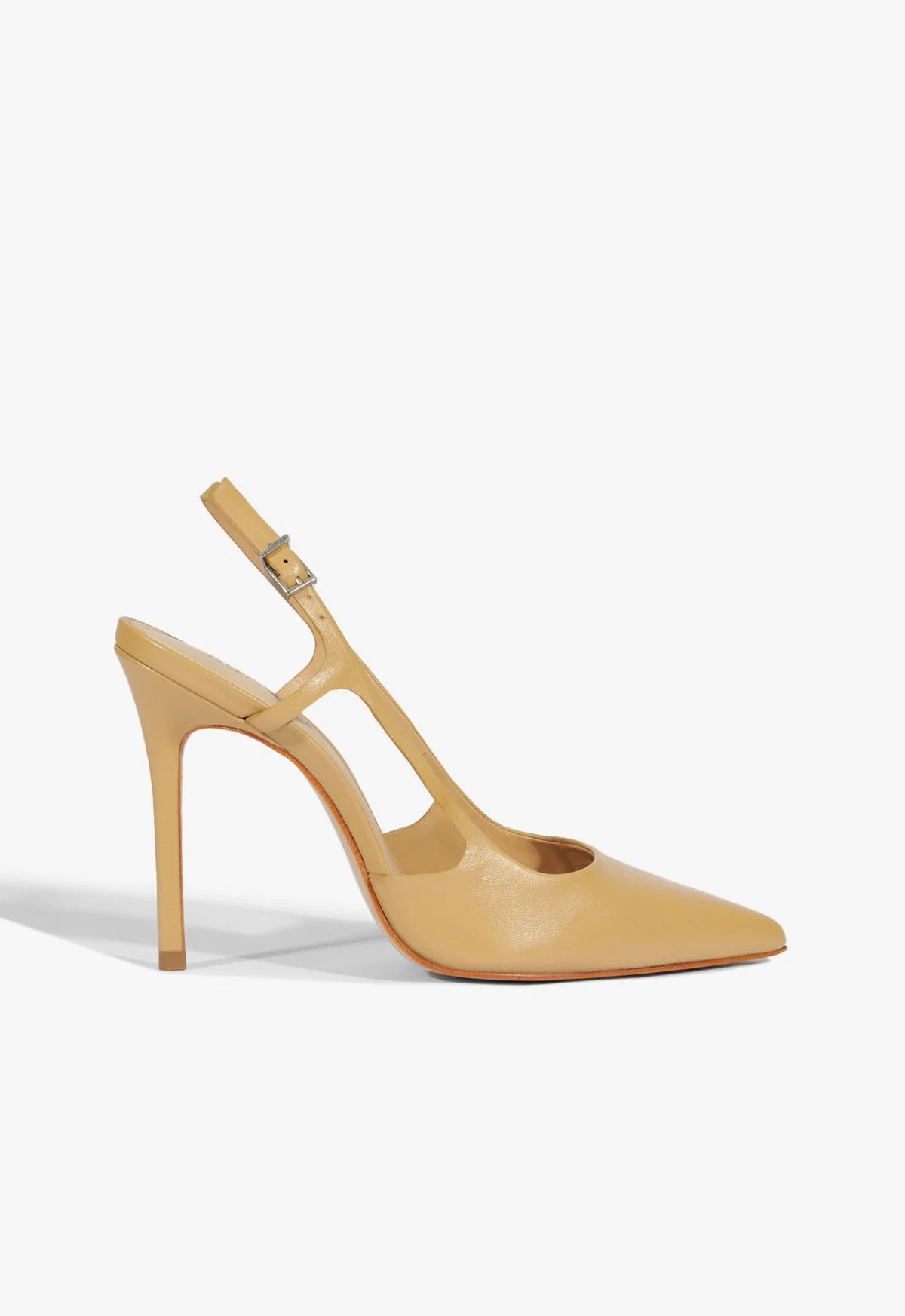 Boris High Stiletto Beige Pump - 1