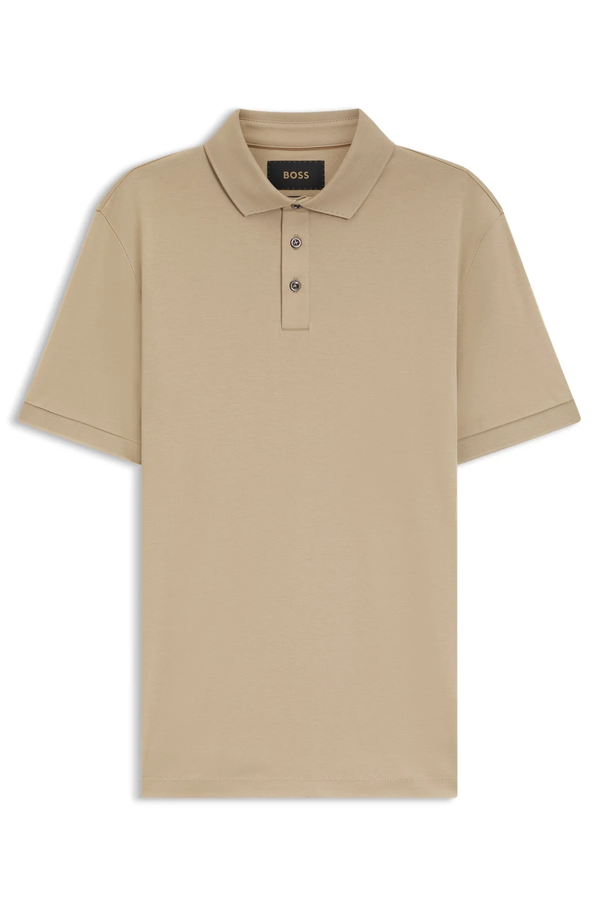 REGULAR-FIT POLO SHIRT IN MERCERIZED ITALIAN COTTON - 1