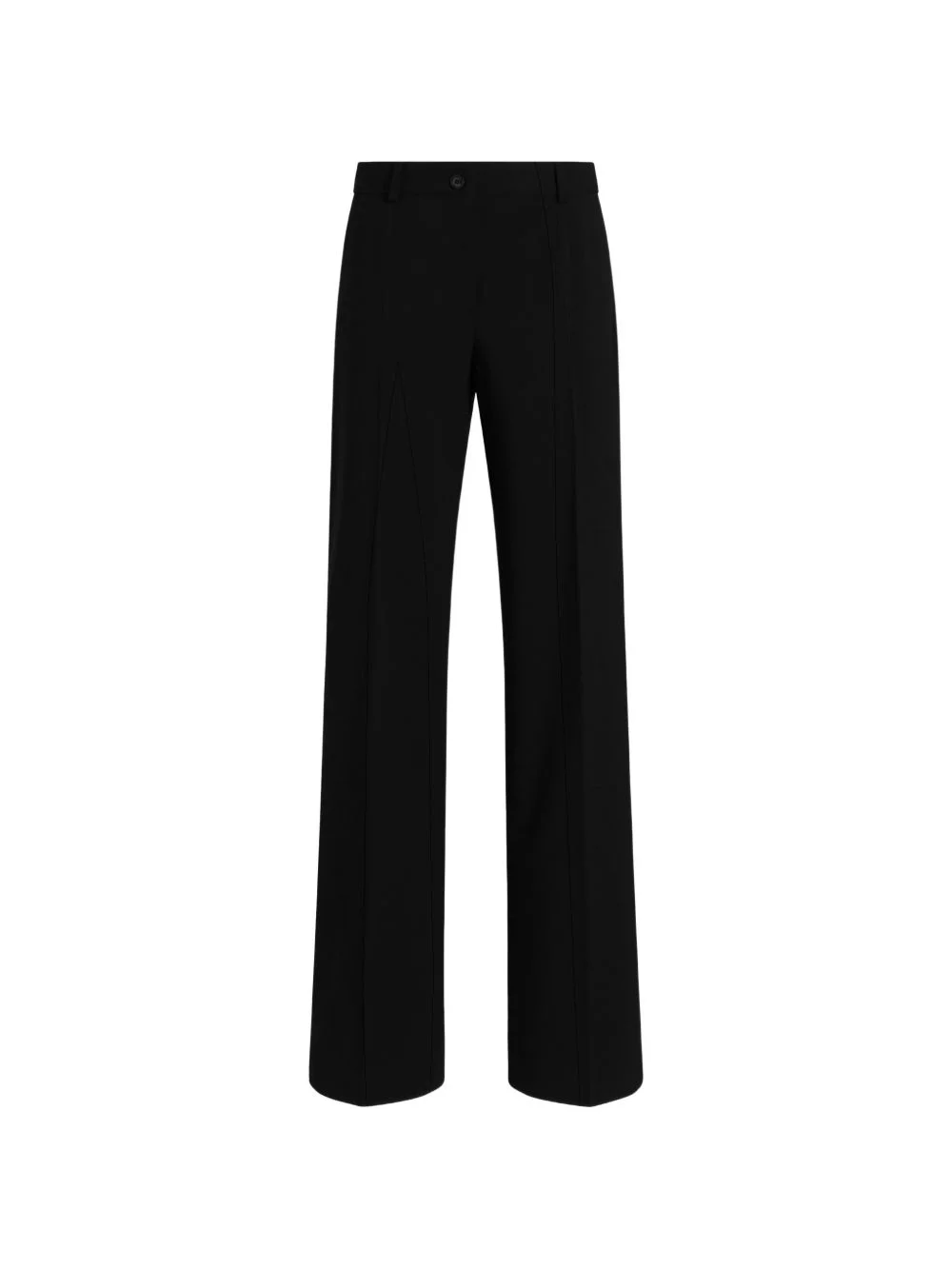 flared stretch-wool twill pants - 1