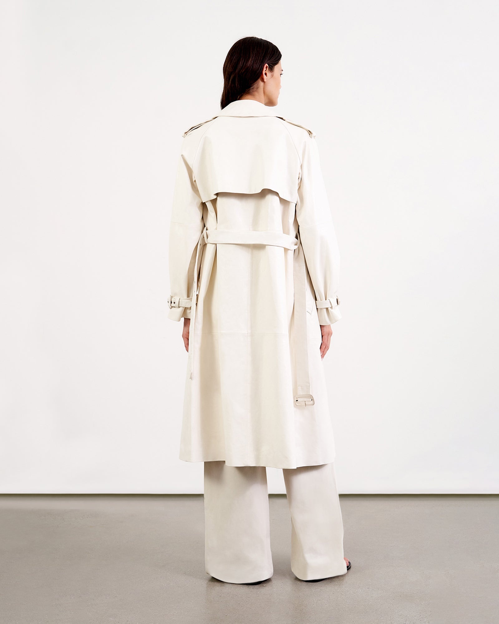 LEATHER TANNER TRENCH - 3