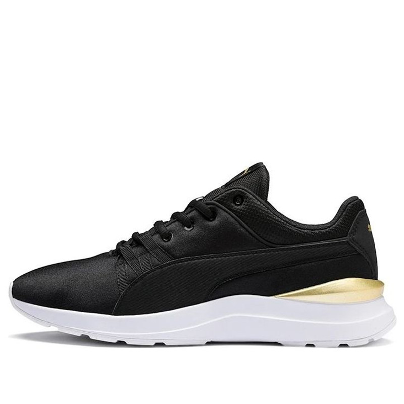 (WMNS) PUMA Adela Black/Gold 368185-01 - 1