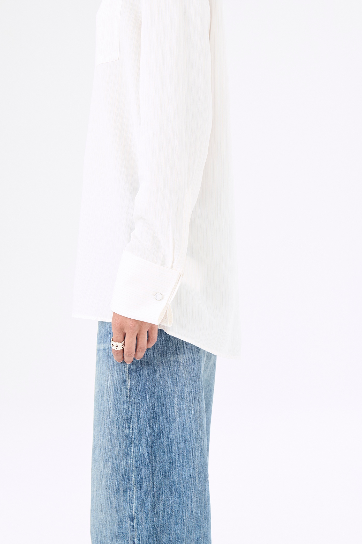 Sincere Shirt French Stripe Ceremony Viscose - 6