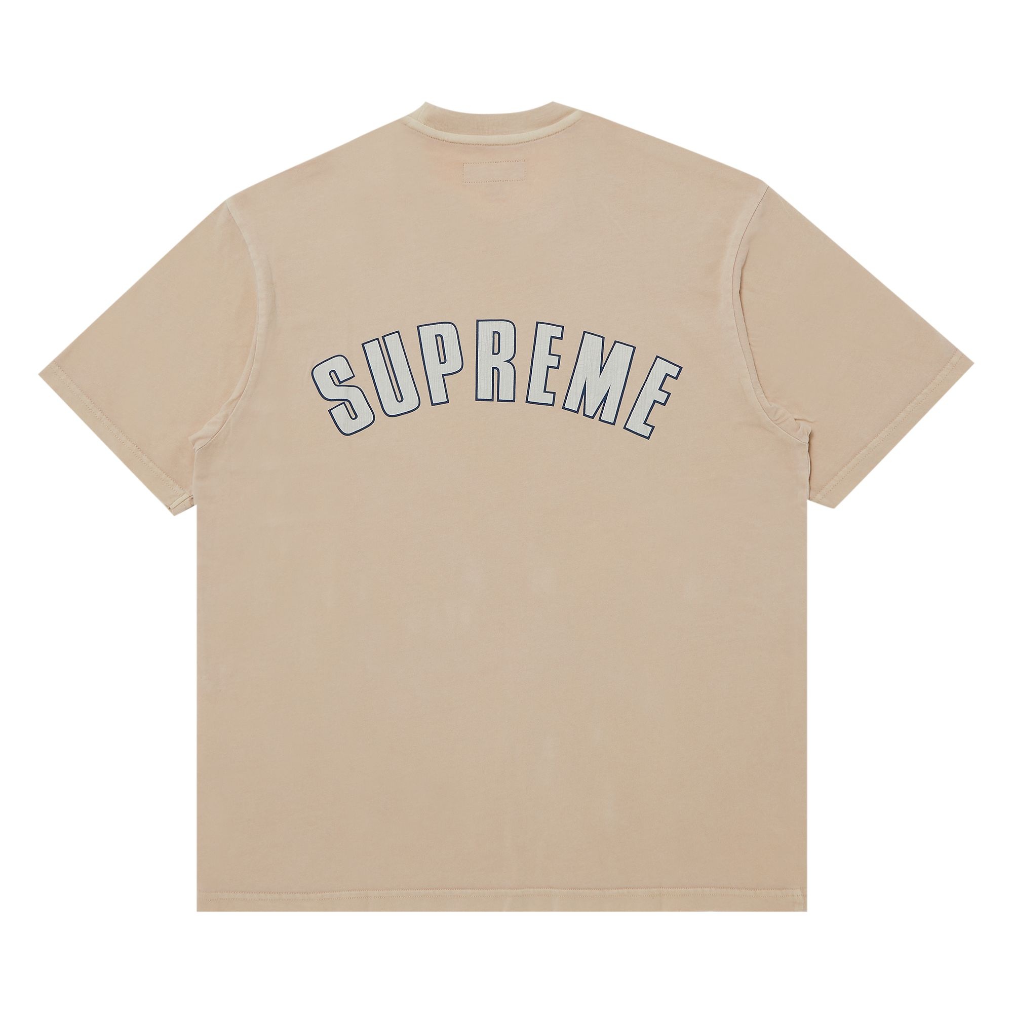 Supreme Supreme Cracked Arc Short-Sleeve Top 'Light Tan' | REVERSIBLE