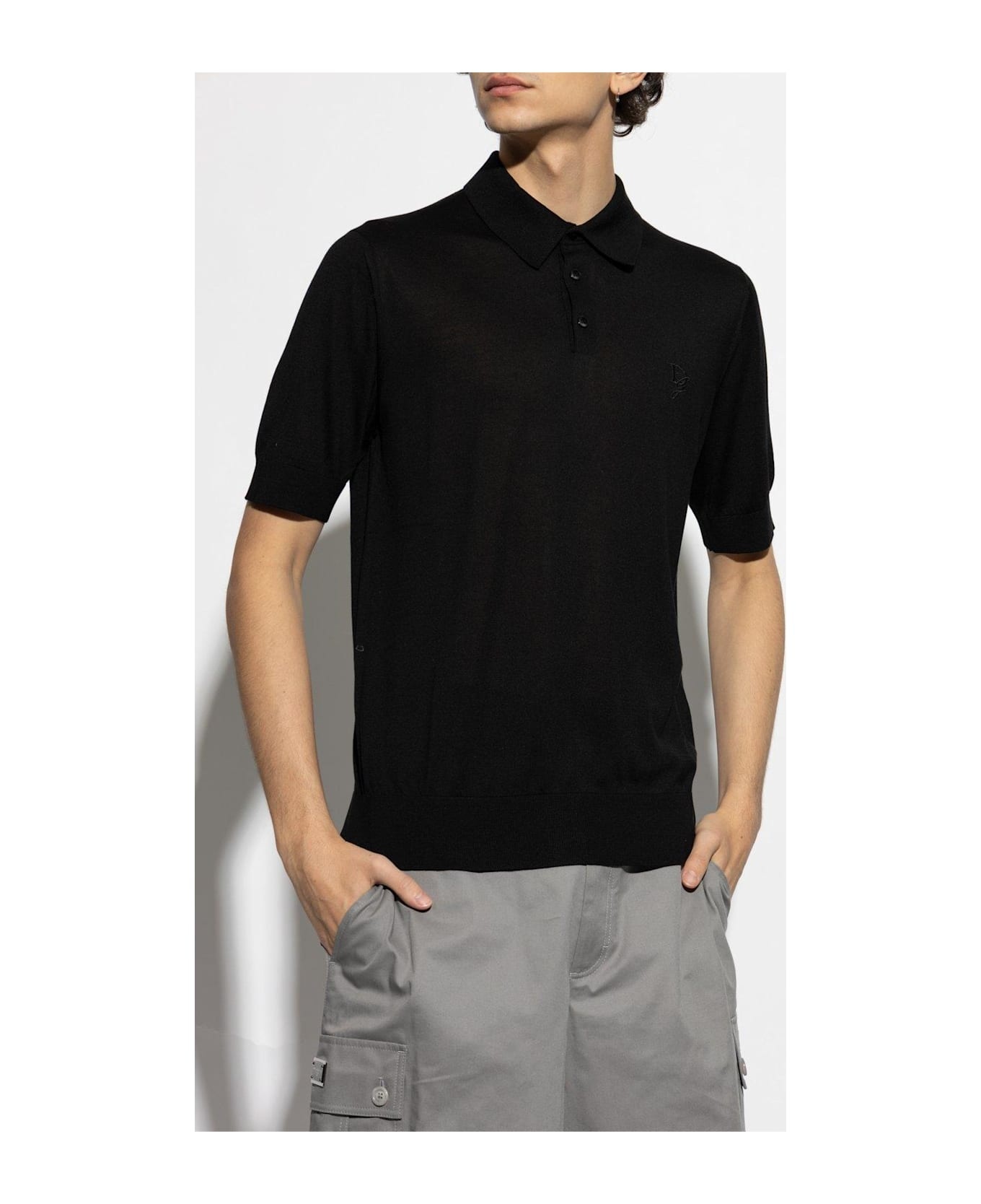 Logo Embroidered Polo Shirt - 2