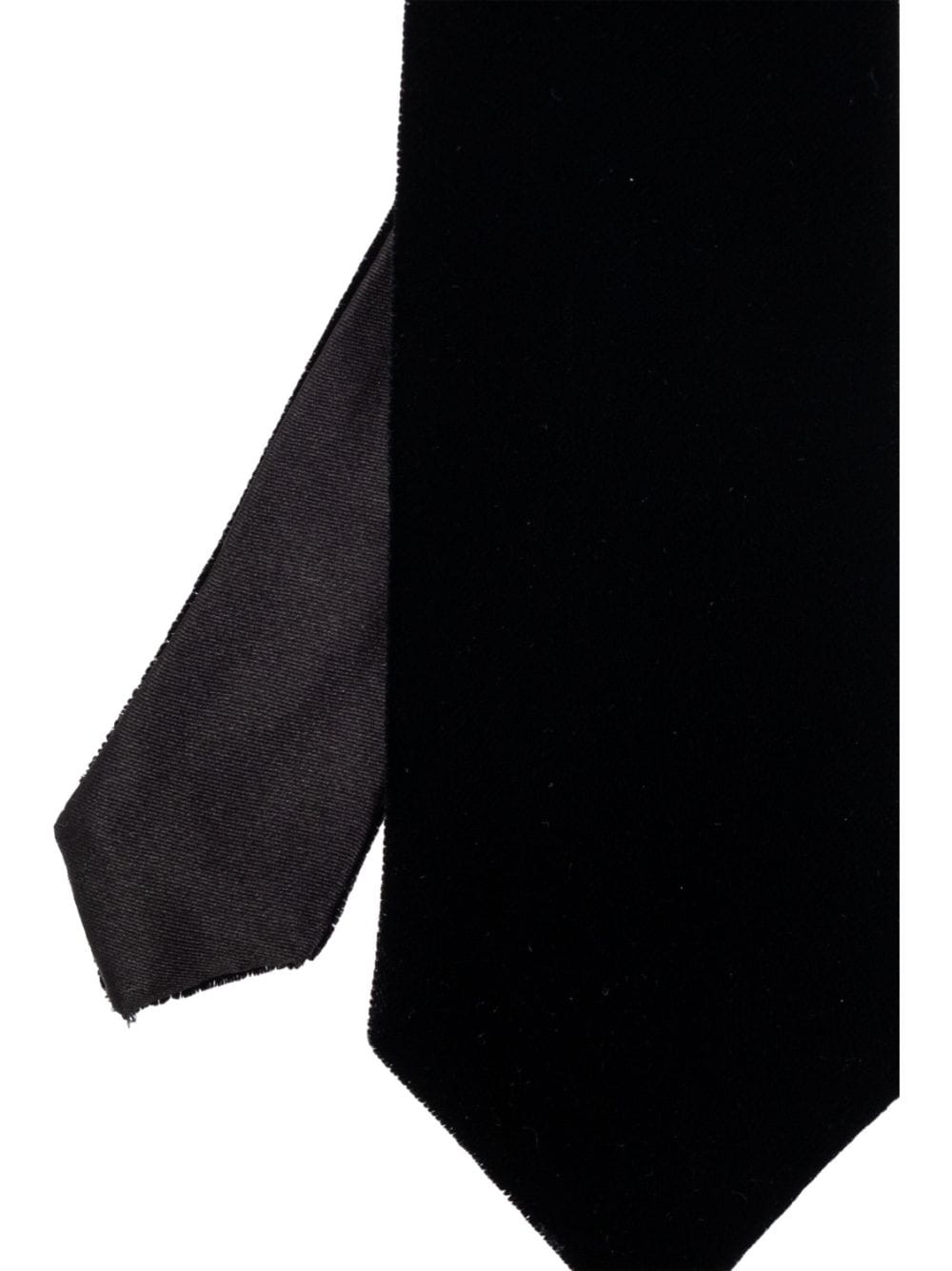 velvet-effect tie - 4
