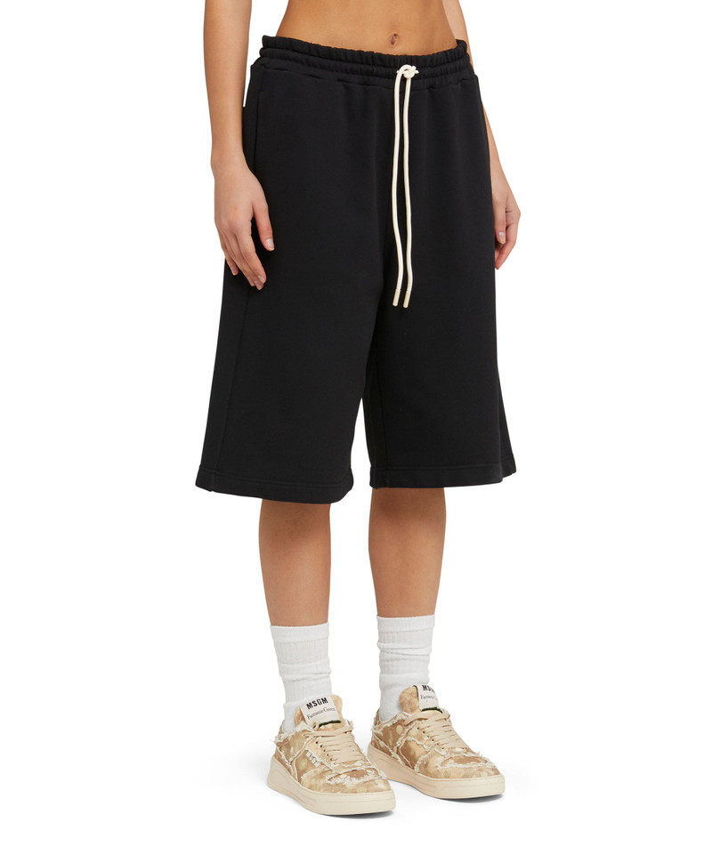 "FANTASTIC GREEN INVERSE SERIES" organic cotton sweat Bermudas 8