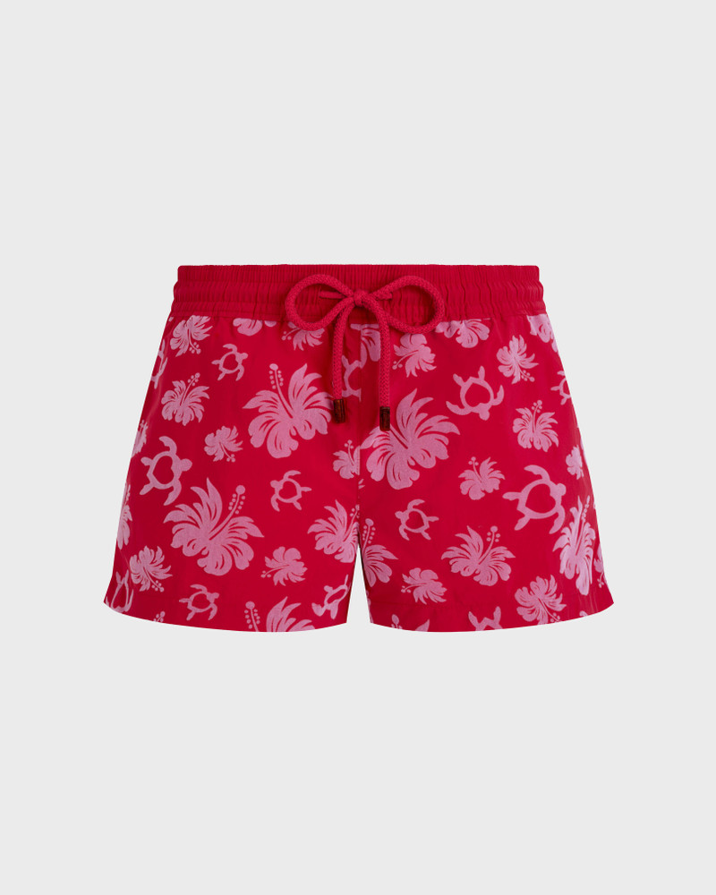 WOMEN SWIM SHORTS FLOCKED TURTLES HEART 1