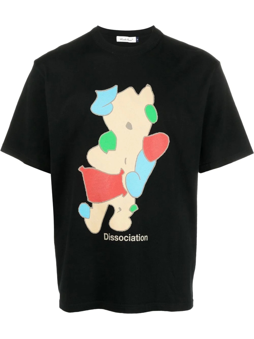 Dissociation-print detail T-shirt - 1