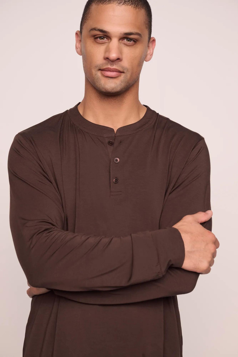 eberjey Henry TENCEL™ Modal Long PJ Set outlook