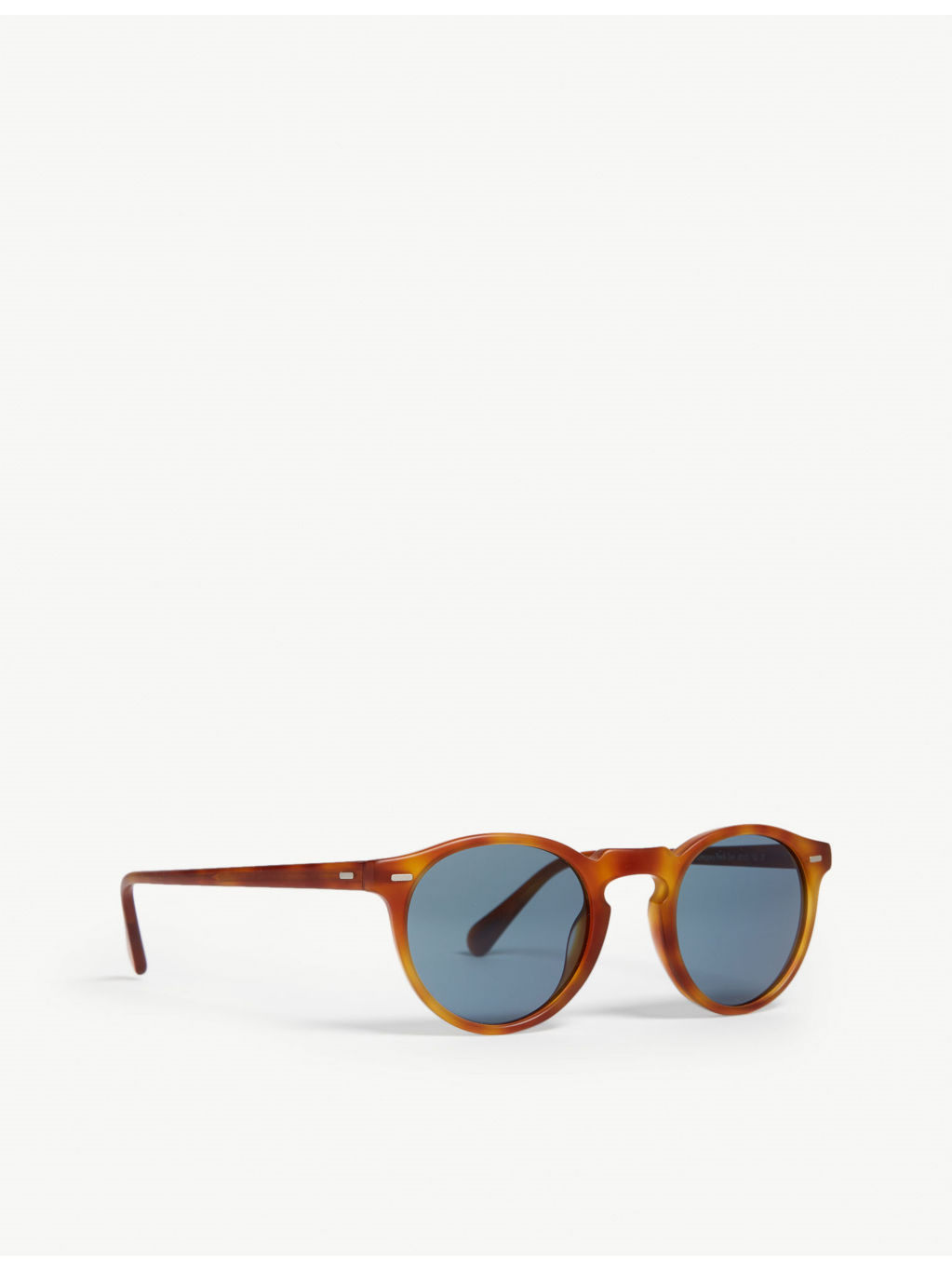 Gregory Peck tortoiseshell round-frame sunglasses - 3