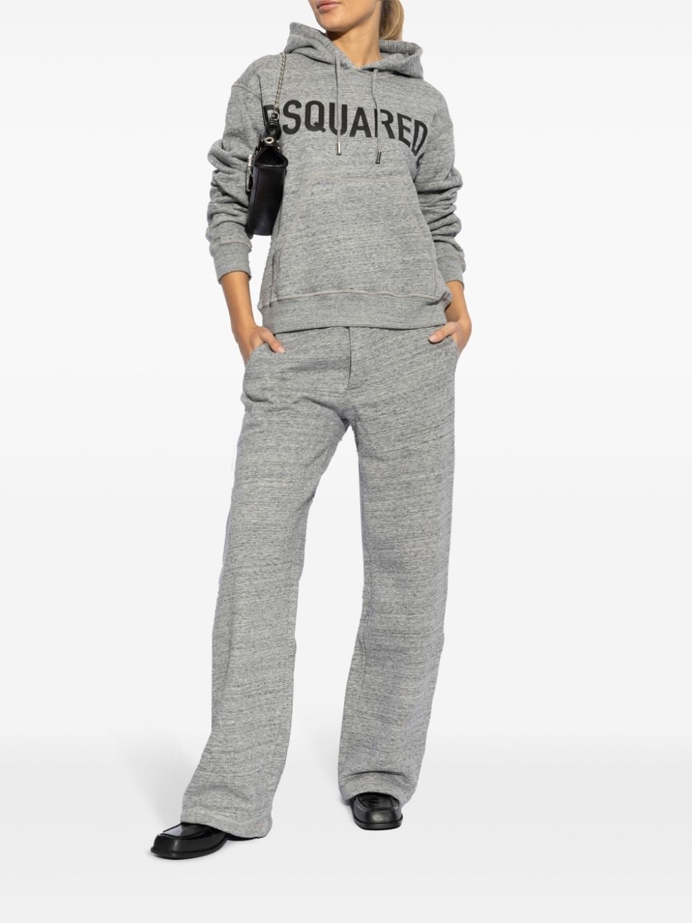 logo-print cotton track pants - 2
