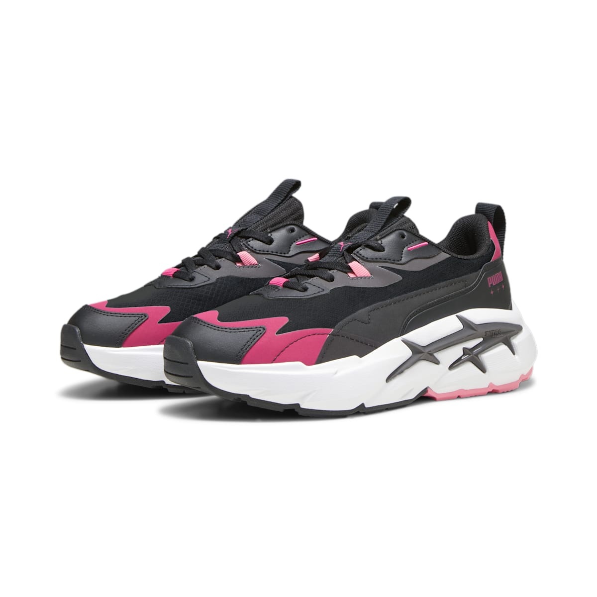 (WMNS) PUMA Spina Nitro Sneakers 'Black Pink' 392480-03 - 3