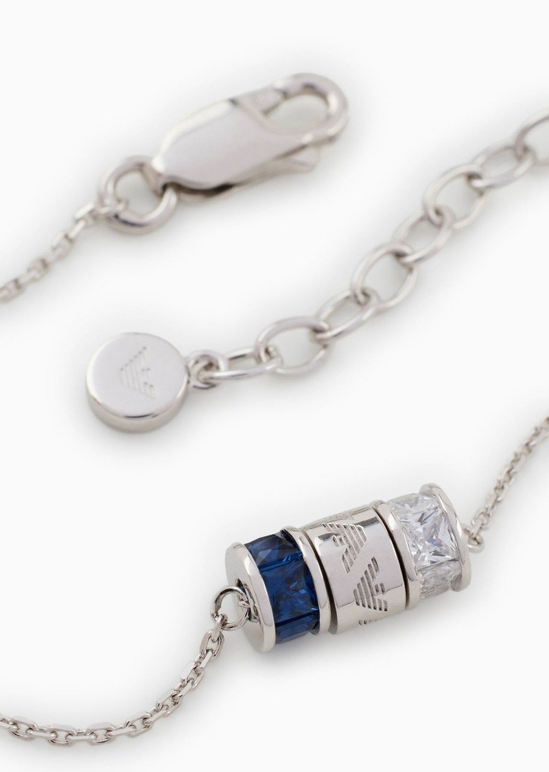 EMPORIO ARMANI Sterling Silver Components Bracelet outlook