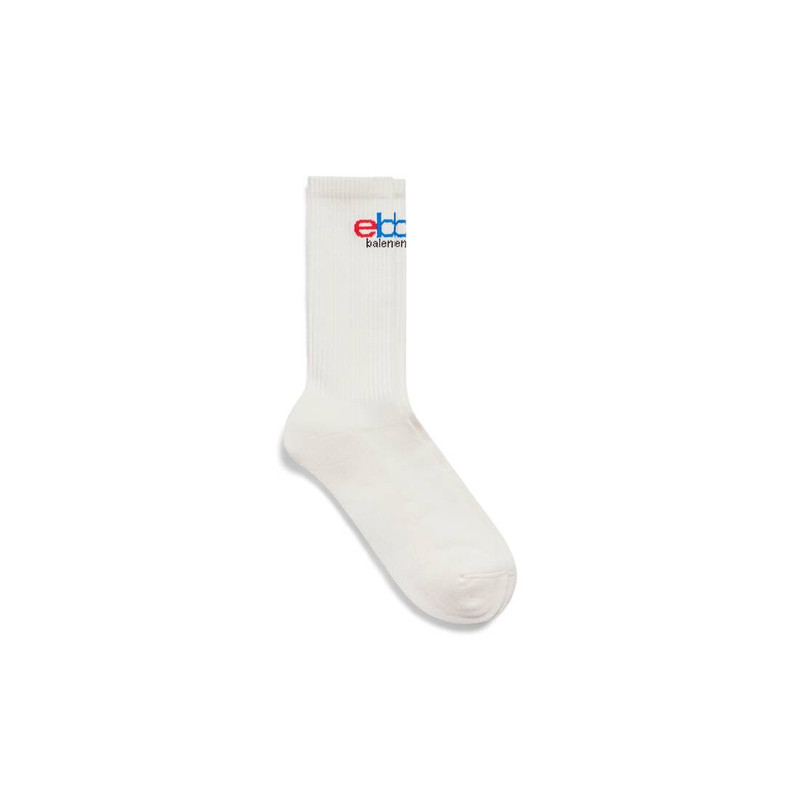 Men's Ebay Socks in White 1