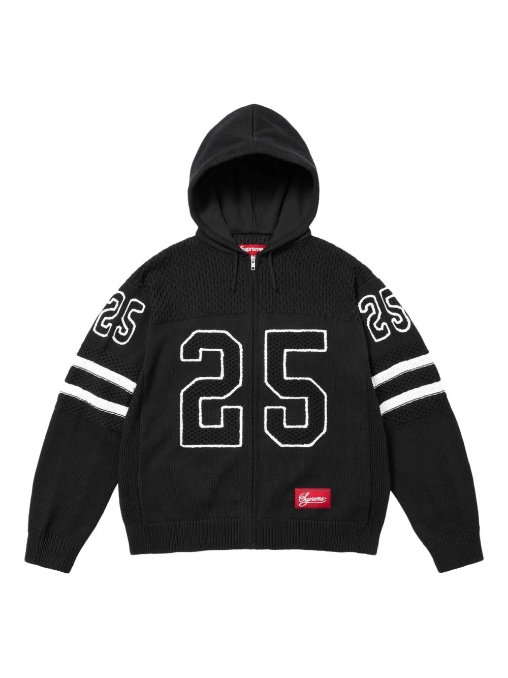 Sport "SS 25 - Black" zip-up hoodie - 1